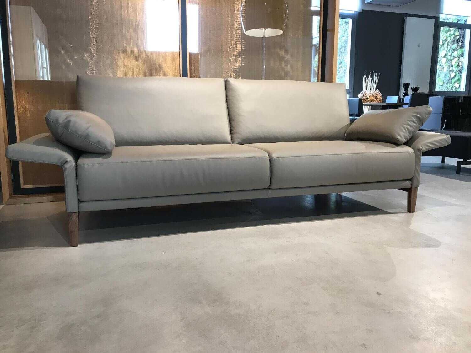 Rolf Benz Sofa Cara Leder 36 Beige mit MÖBELFIRST DE