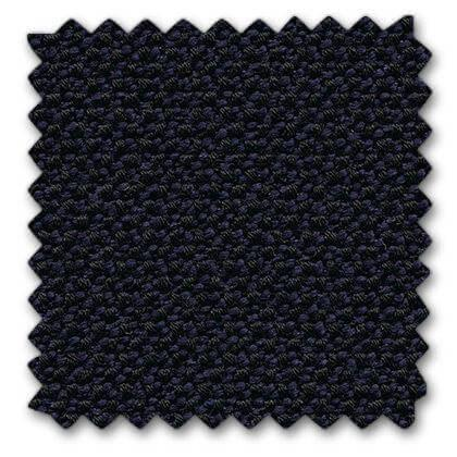 Vitra - Repos armchair Fabric Credo 08 Dark blue Black Frame Metal Basic Dark Powder-coated Including stool - 6