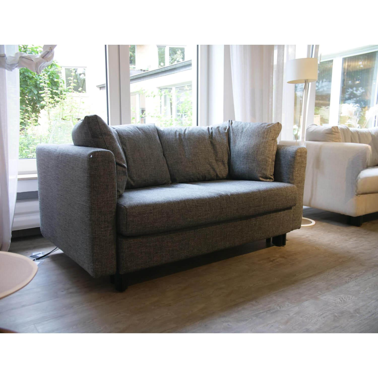 Franz Fertig - Schlafsofa Malou Stoff E5127 Grau Mit Winkelbodenkissen - 9