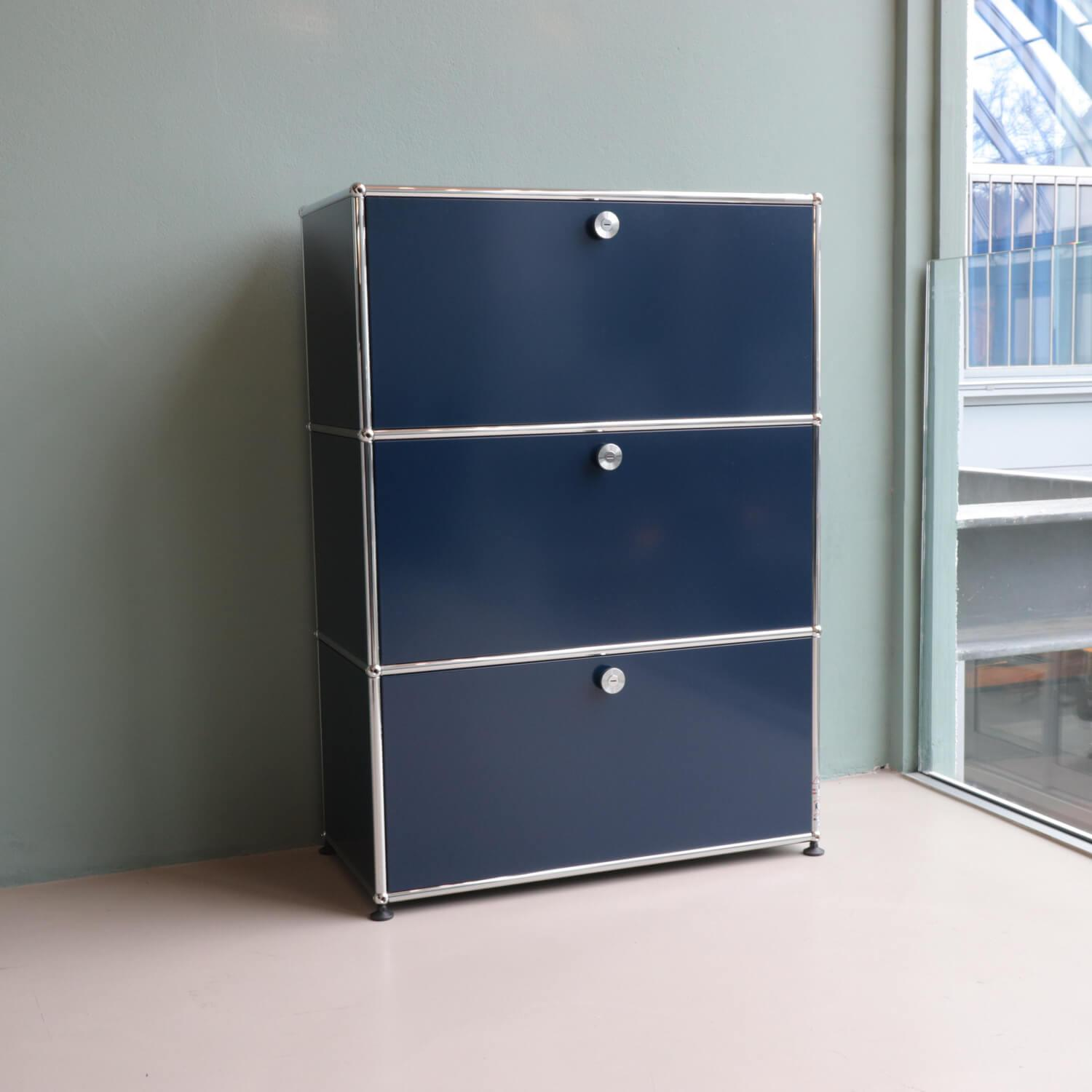 USM Haller - Home Office Regal Stahlblau - 4