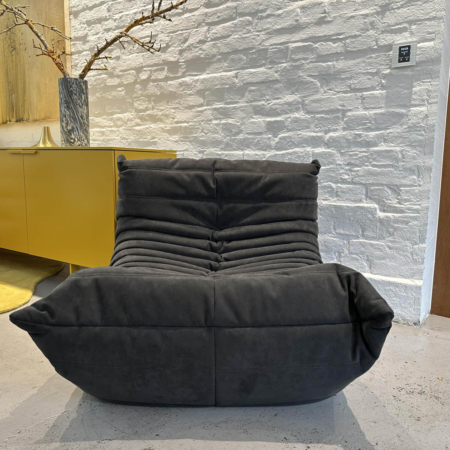 Ligne Roset - Sessel Togo Stoff S Alcantara Anthrazit - 3
