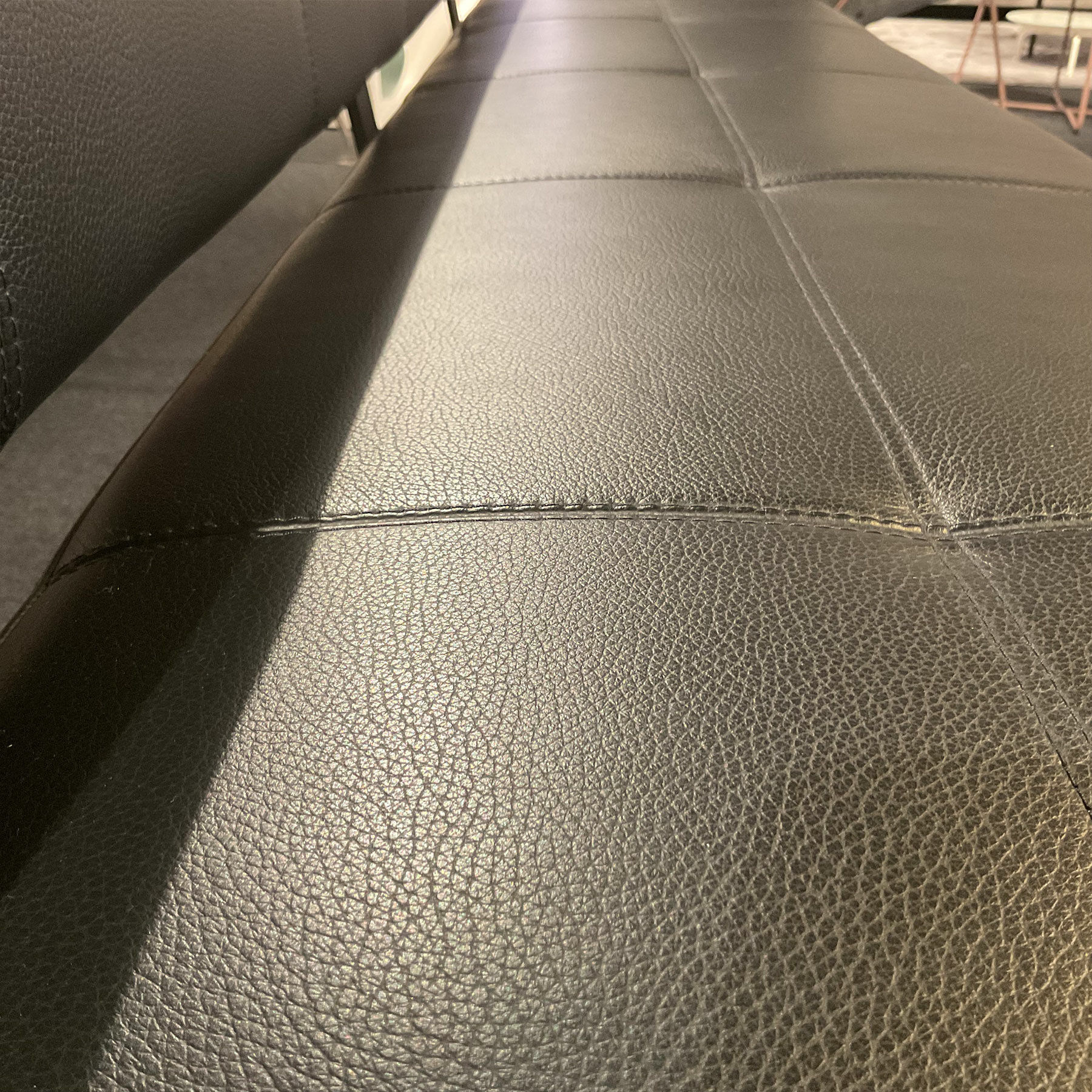 Girsberger - Sitzbank Carim Leder Donna 800 Schwarz Gestell Metall Schwarz Beschichtet - 5