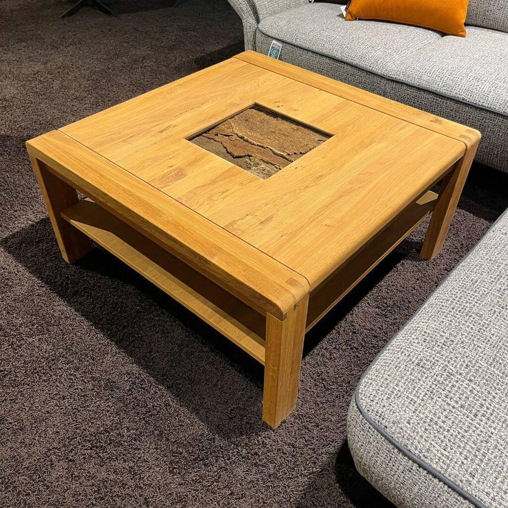 Natura - Couchtisch Cartago Soft Wildeiche Massiv Geölt Tischlerplatte Furniert Mit Korkeinlage - 4