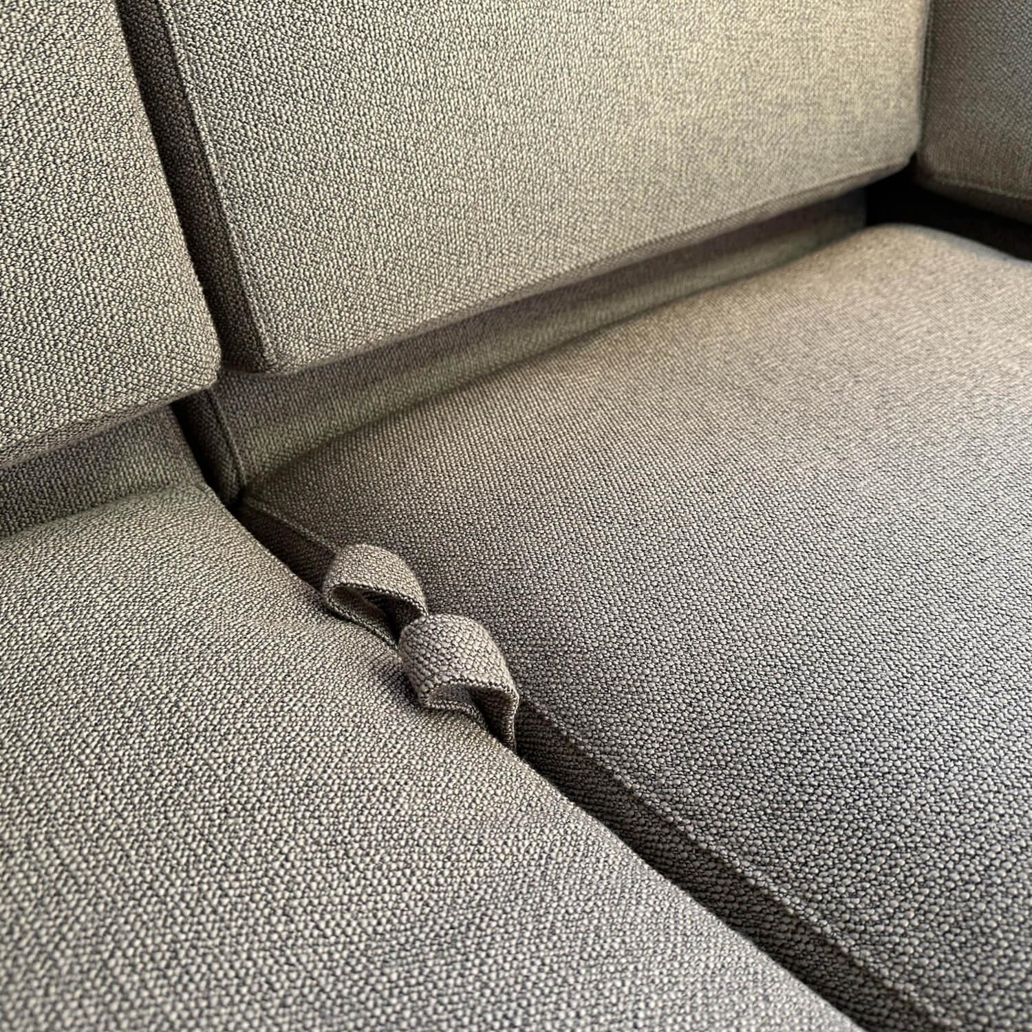 Brühl - Ecksofa Tomo Soft Stoff 3677 020 Grau Braun Füße Metall Glänzend Verchromt Mit Verstellbaren Rückenlehnen - 8