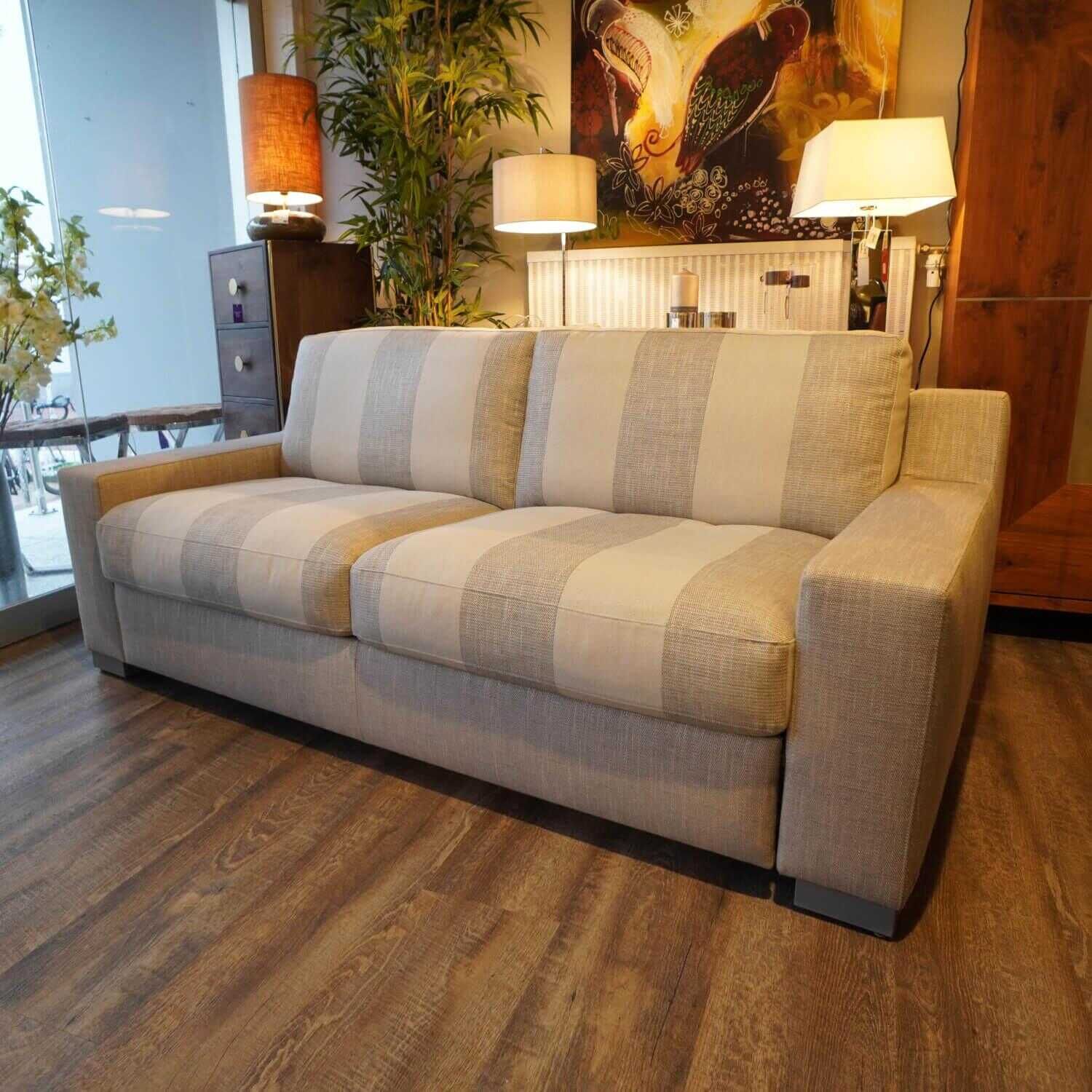 Bielefelder Werkstätten - Schlafsofa Inspiration Bezug BW 1550-575 / 1615-575 Zwei Zonen Lattenrost - 5