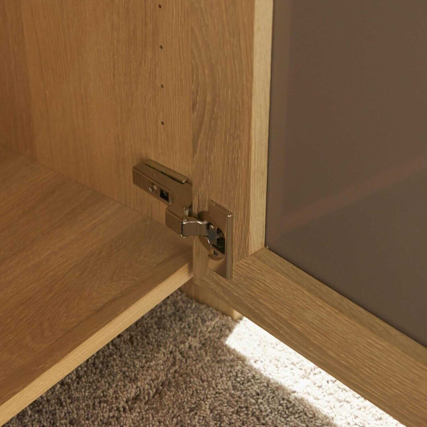 Team 7 - Kommode Lunetto Eiche Weißöl Glas Taupe Matt - 4