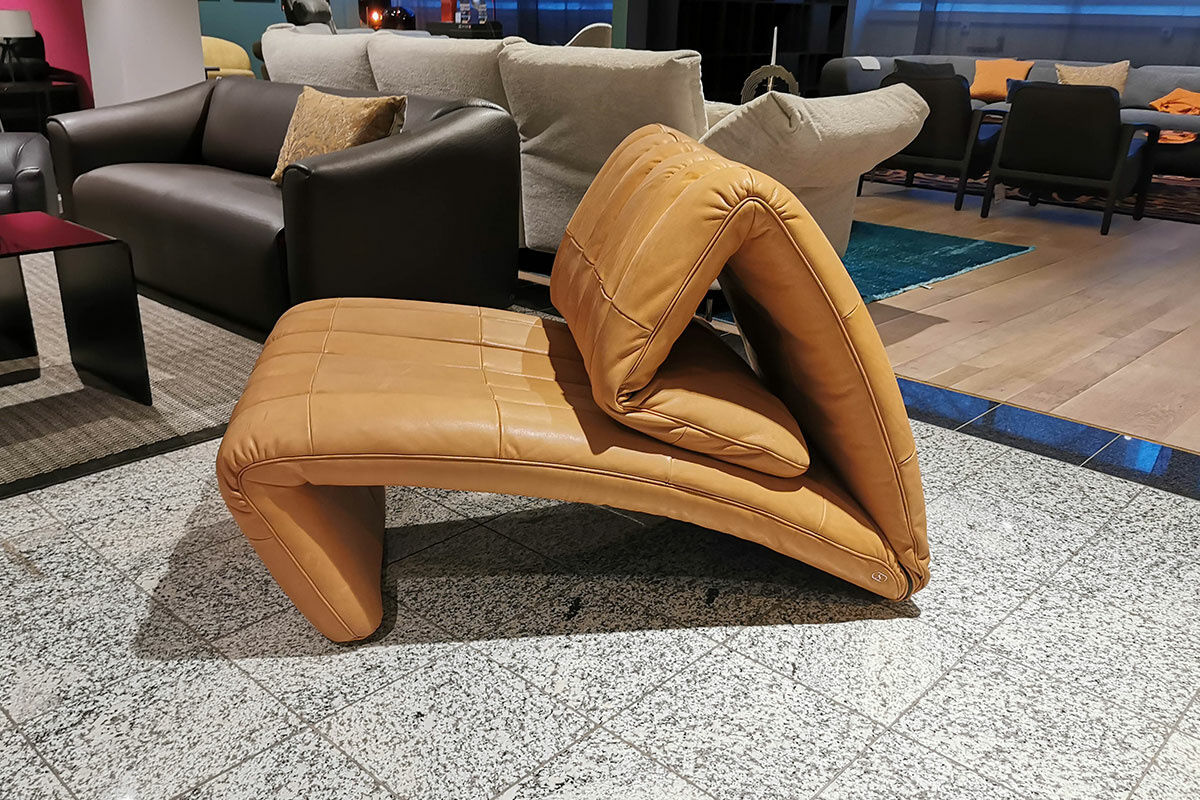 De Sede - Liege Yoga DS-266 Leder 45 Naturale 25 Cuoio Cognac - 6