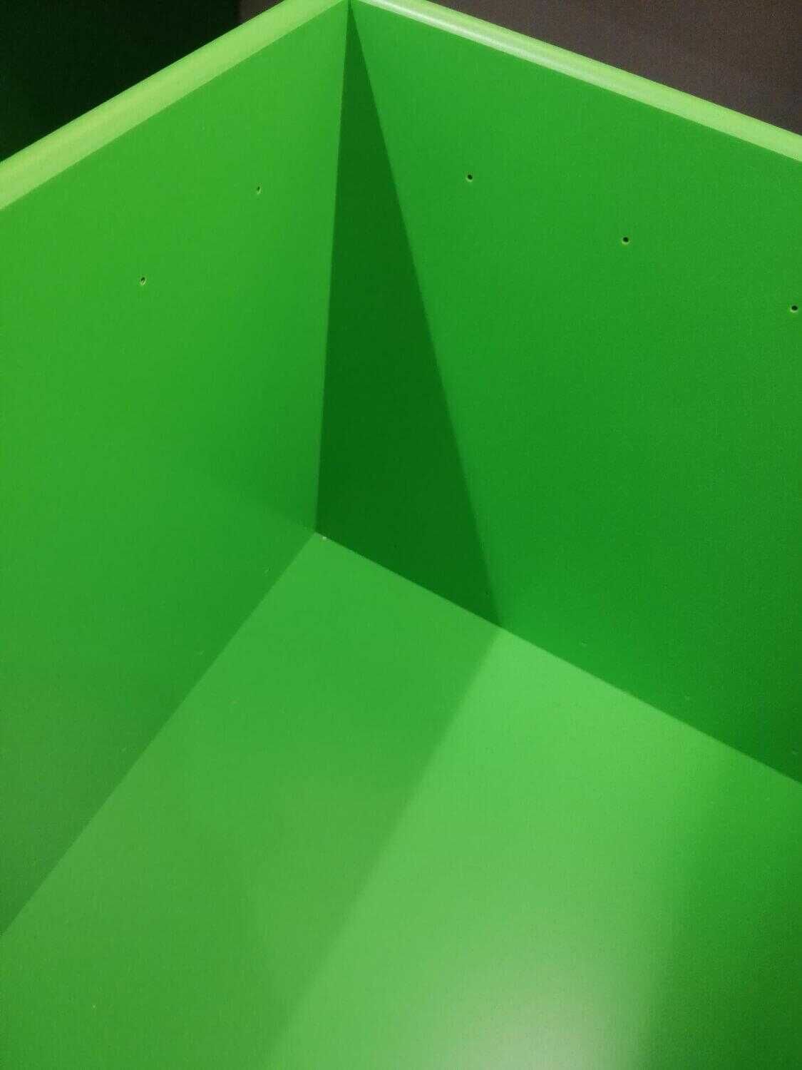 Bank Monterey MDF Grün mit Boxelement