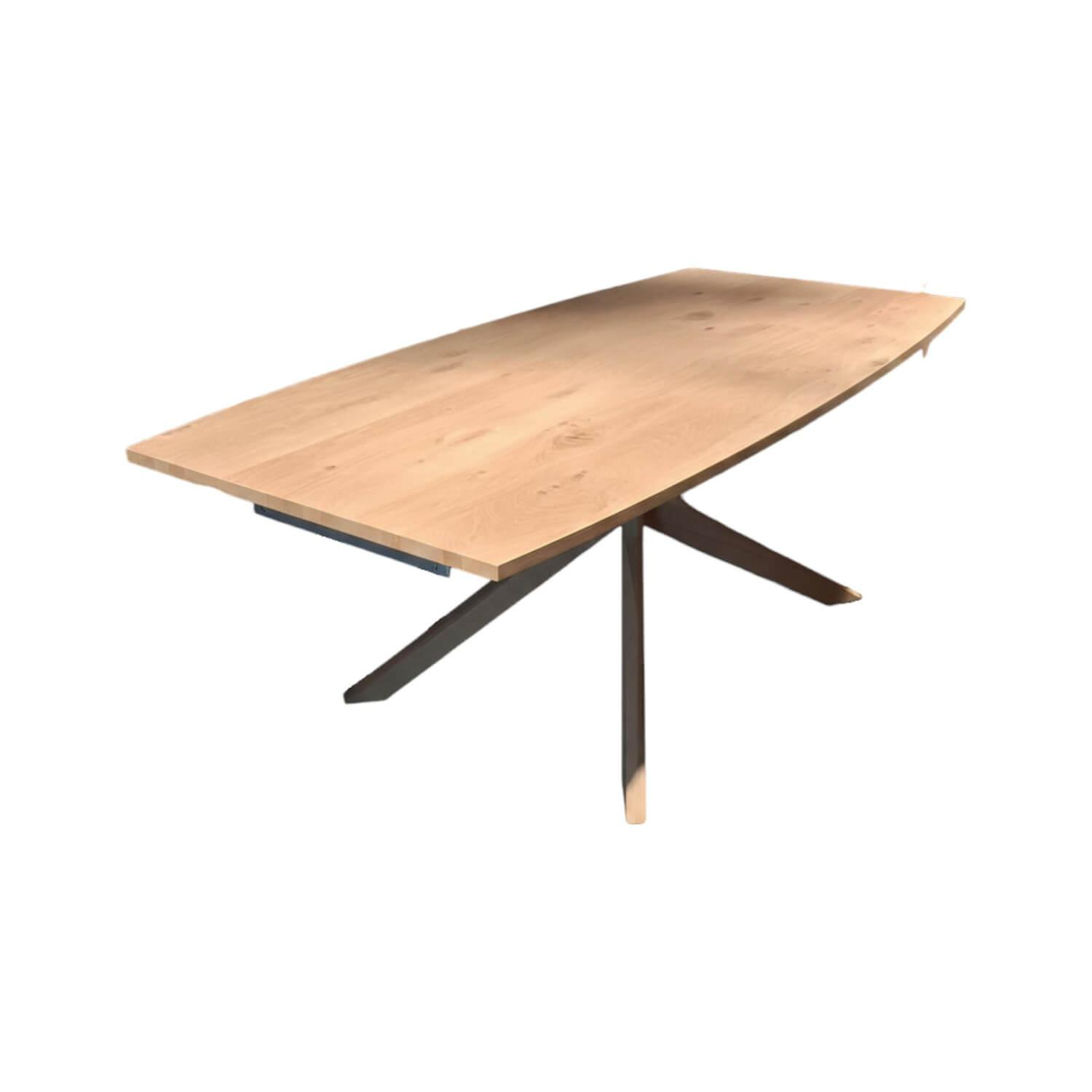 Voglauer - Esstisch Valpin Abgerundet Eiche Altholz Mit Tischverlängerung - 1