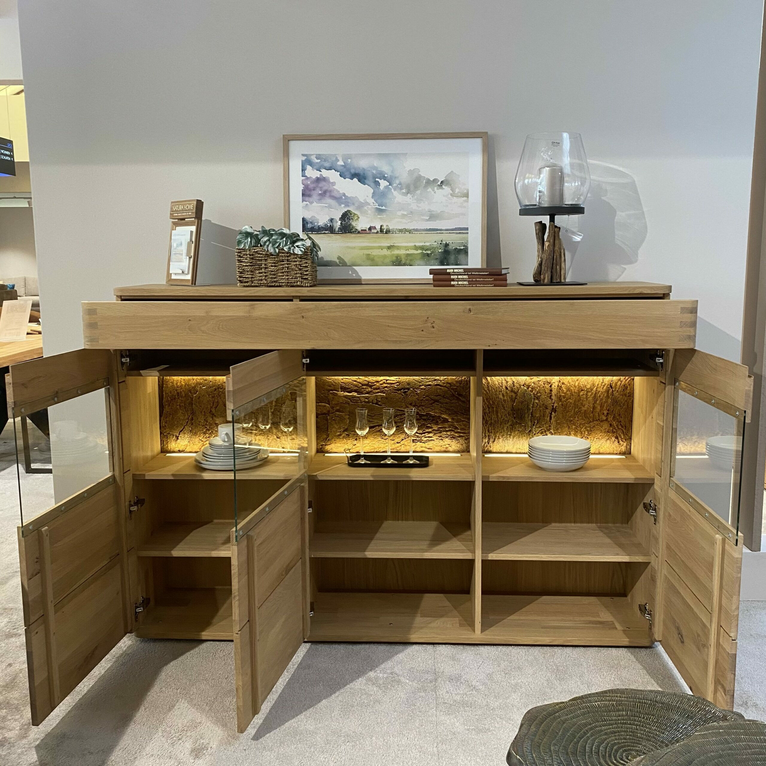 Natura - Sideboard Cartago Soft Wildeiche Bianco - 7