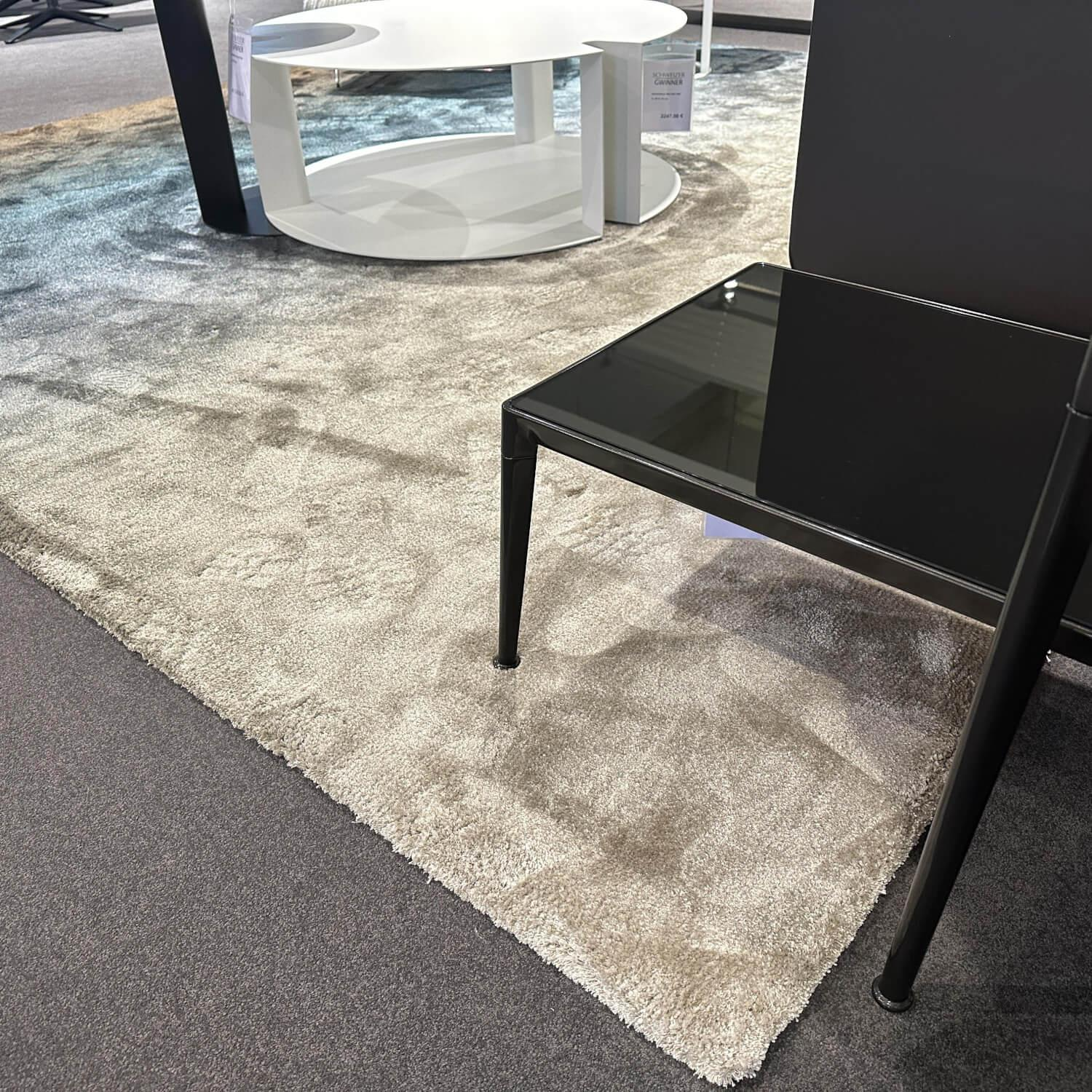 Minotti - Teppich 300x300 Dibbets Rainbow Forest Grau Beige - 6