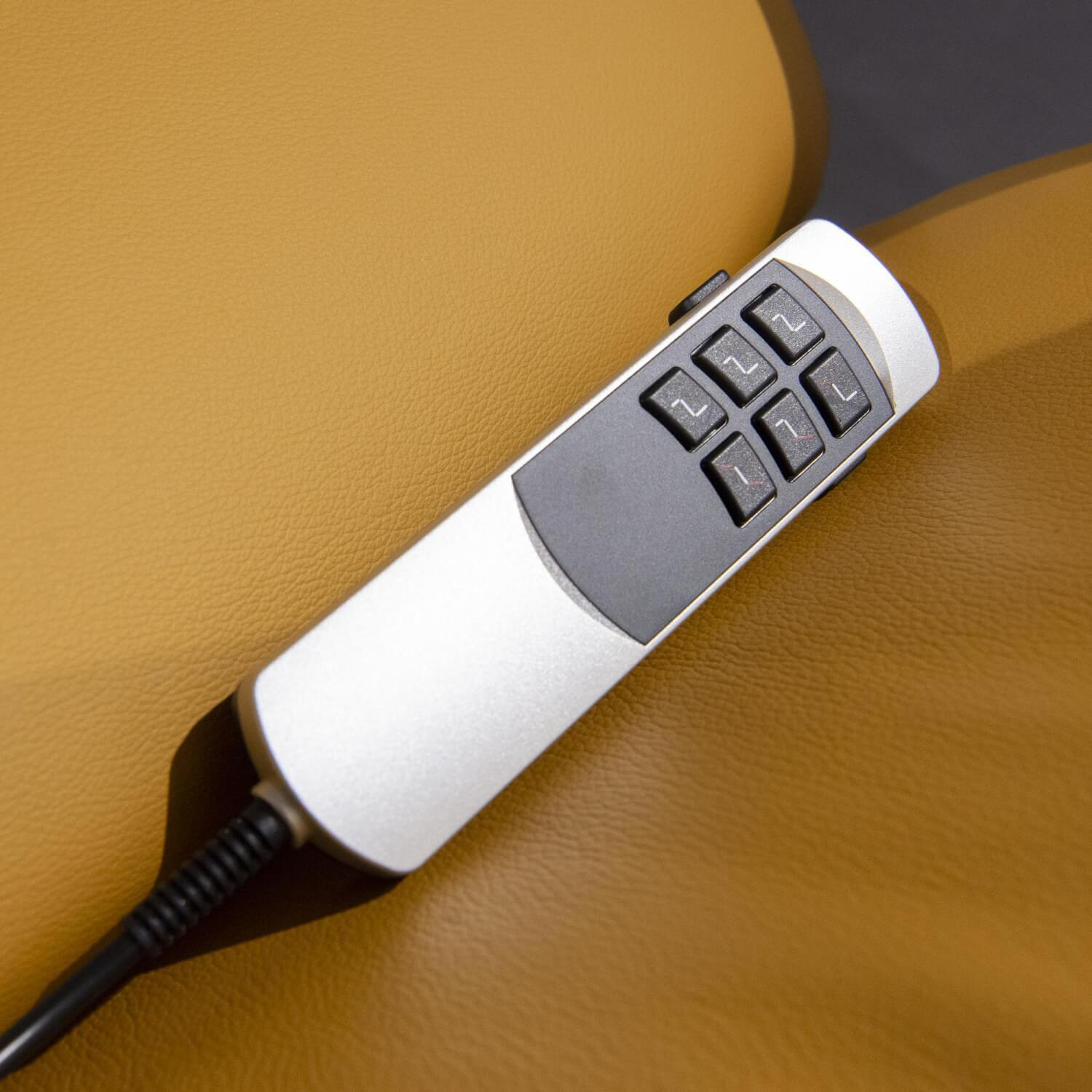 Steinpol - Relaxsessel Mit Akku Leder Punch Farbe Dijon - 3