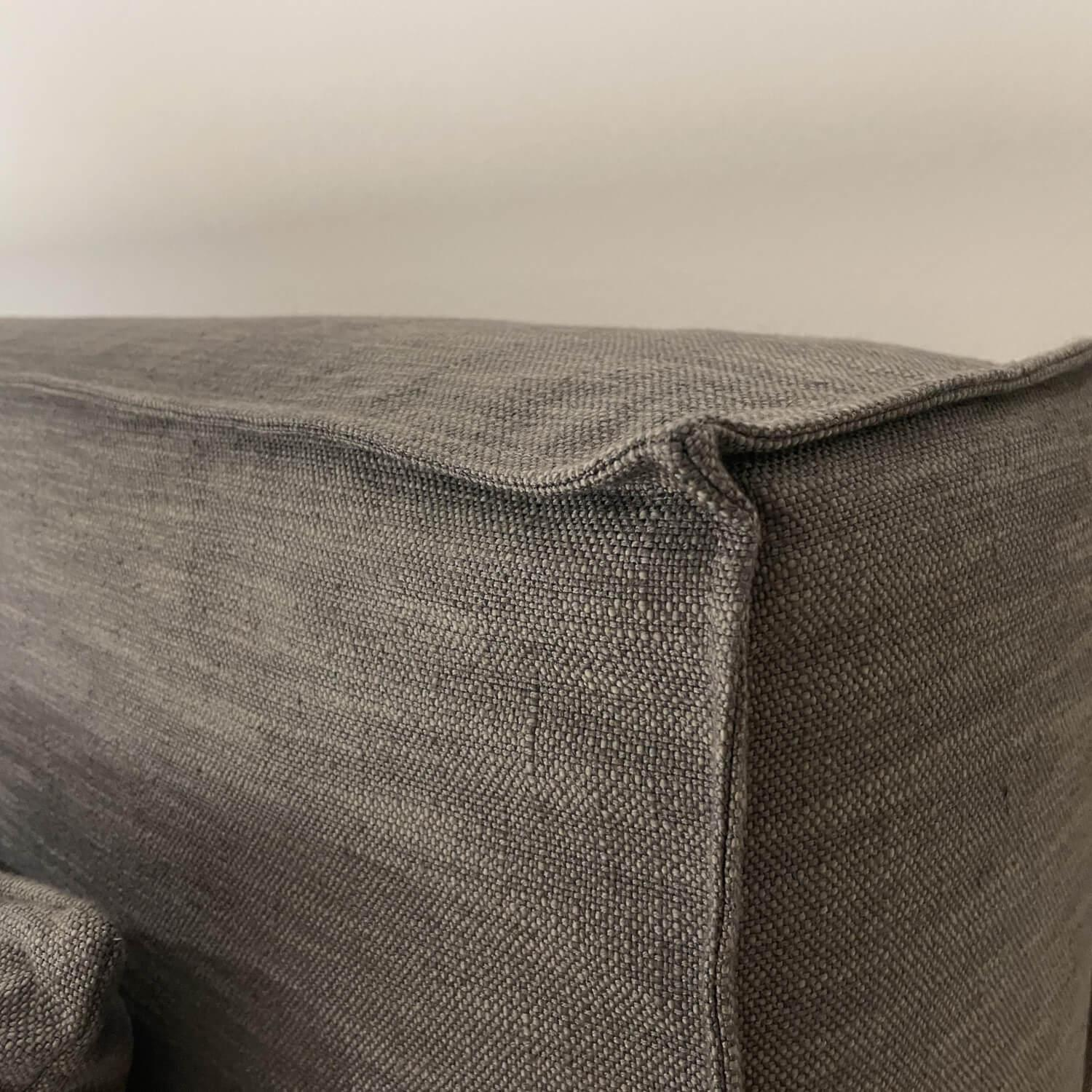 Schramm - Polsterbett Purebeds Ell Stoff Grau Füße Schwarz Inklusive Matratzen - 3