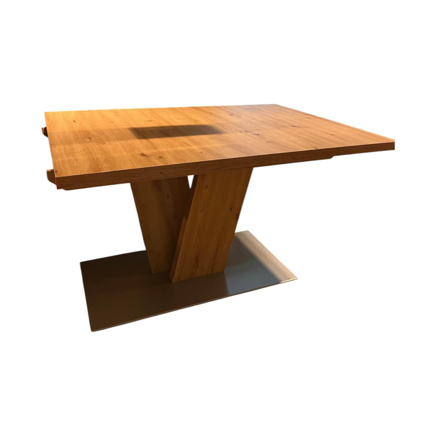 K+W - Funktionstisch Vari Artisan Eiche Nachbildung Bodenplatte MDF Edelstahldekor Mit Ansteckplatte - 1