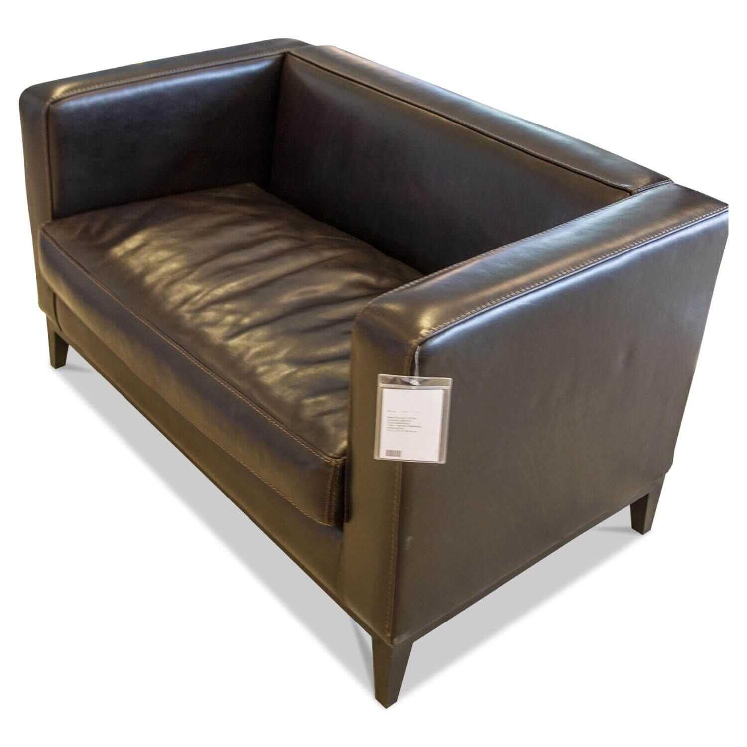 lambert-sofa-stanhope-lackleder-gl-C3-A4nzend-schokoladenbraun-f-C3-BC-C3-9Fe-massivholz-braun-e7f4a417c90b Lambert - Sofa Stanhope Lackleder Glänzend Schokoladenbraun Füße Massivholz Braun - 1