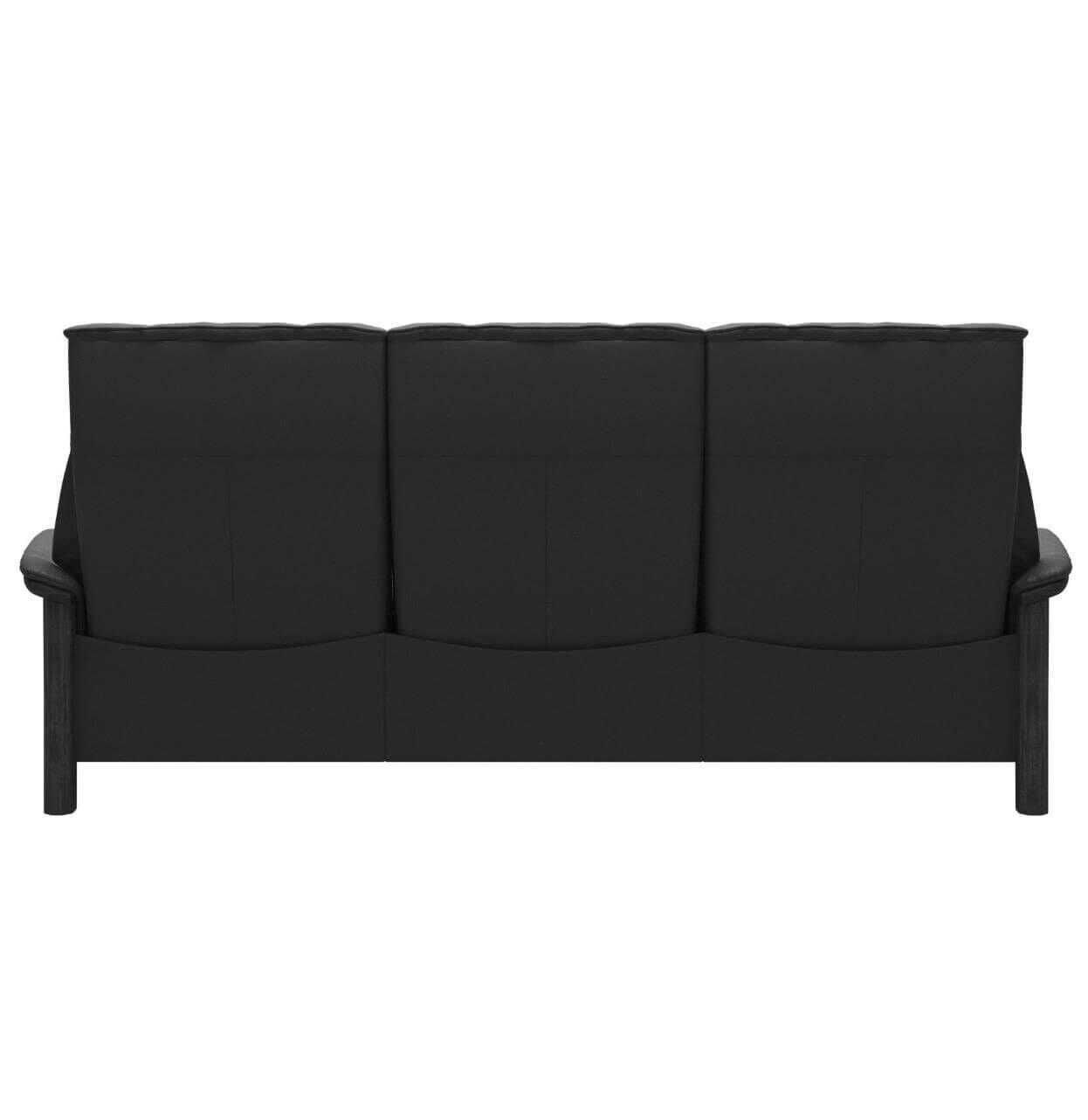 Stressless - Sofa Buckingham (L) Dreisitzer Hohe Rückenlehne Leder Noblesse Grau - 4