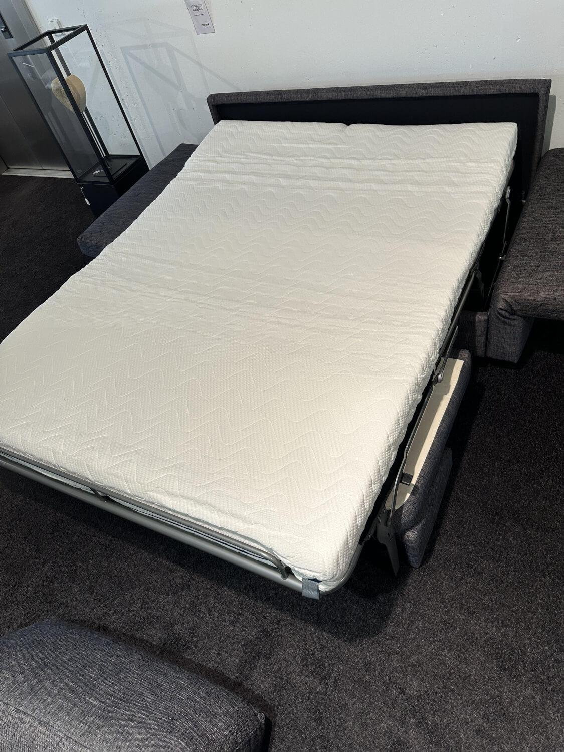 Signet - Schlafsofa Kyoto In Blau mit Klappbaren Seitenteilen - 7