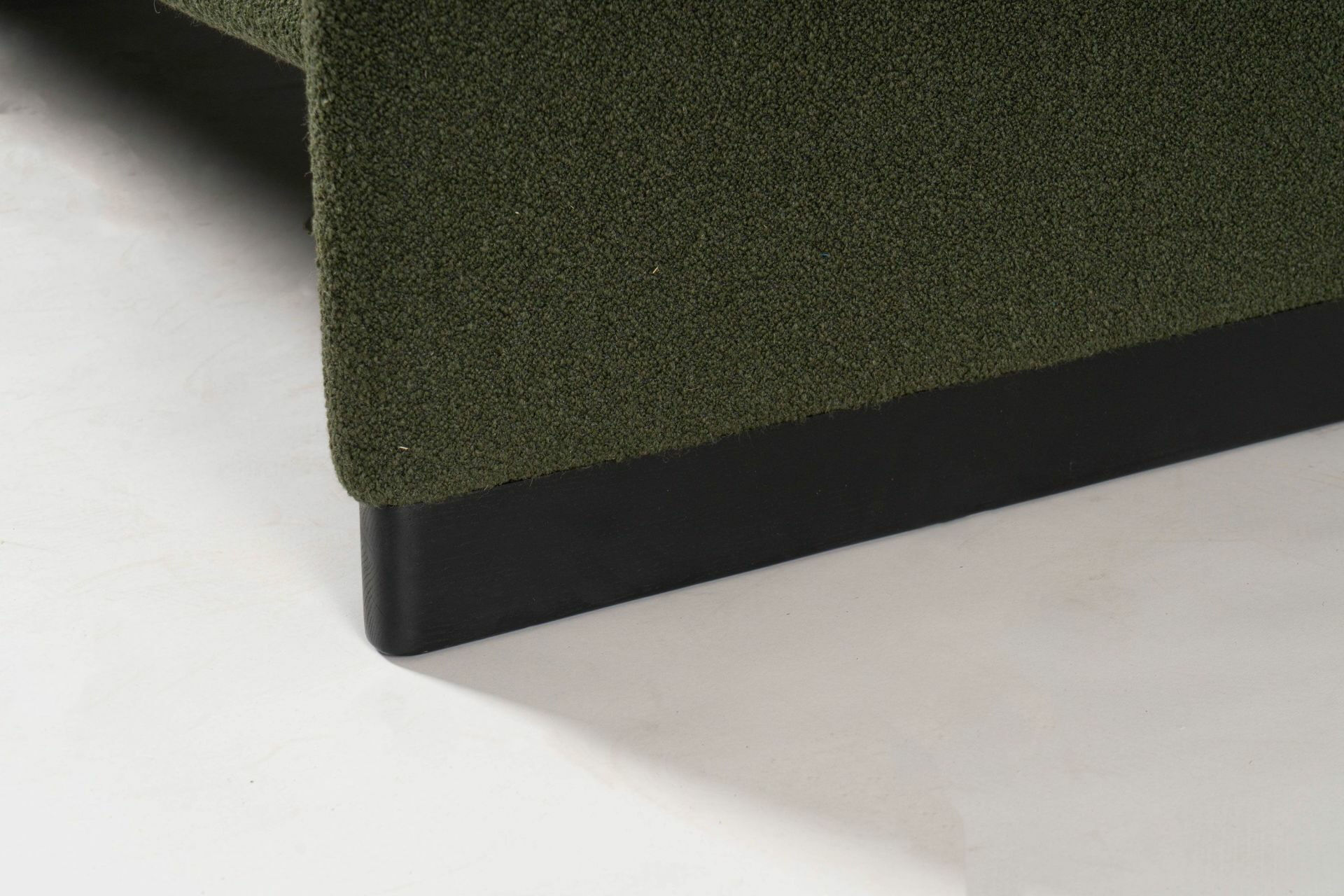 Wendelbo - Sofa Case High Back Stoff Cuddle 16 Grün Gestell Eiche Schwarz Gebeizt Mit Stoff Bezogen - 3