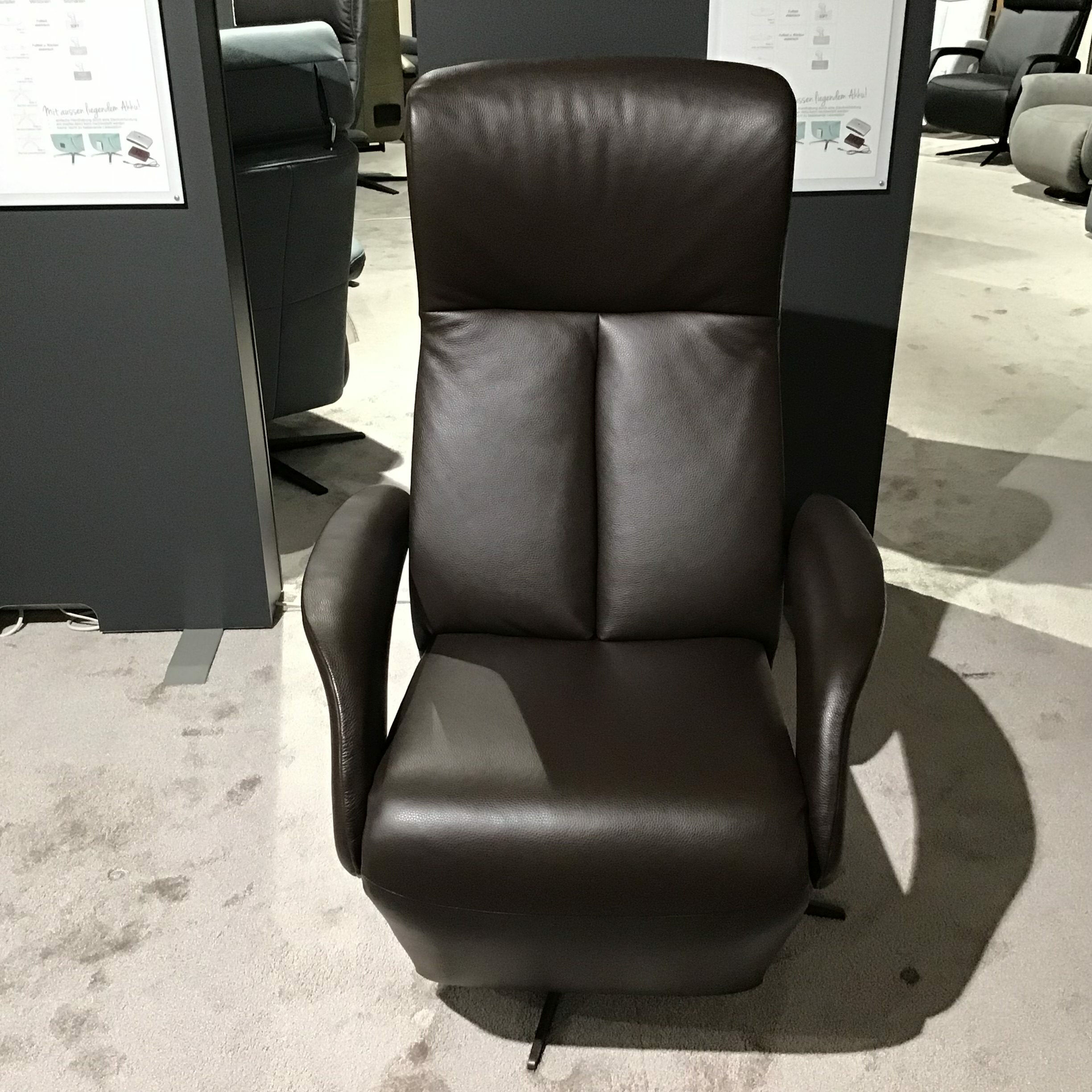 Jori - Relaxsessel Symphony 3860 Multi Move Leder Celia Bruno Braun Gestell Bronze - 4