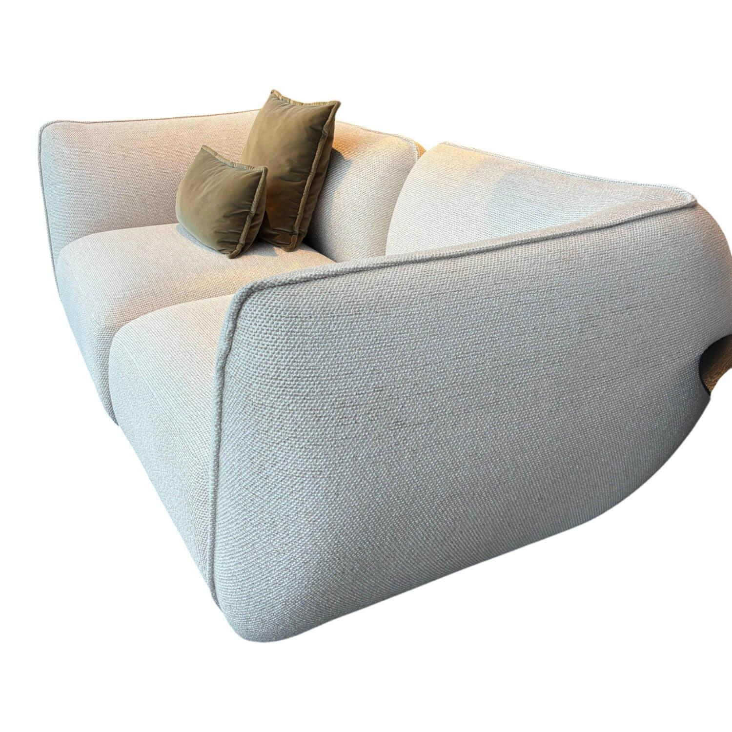 Freifrau - Sofa Mia Stoff Safire 0007 Craie Beige Inkl. Dekokissen - 1