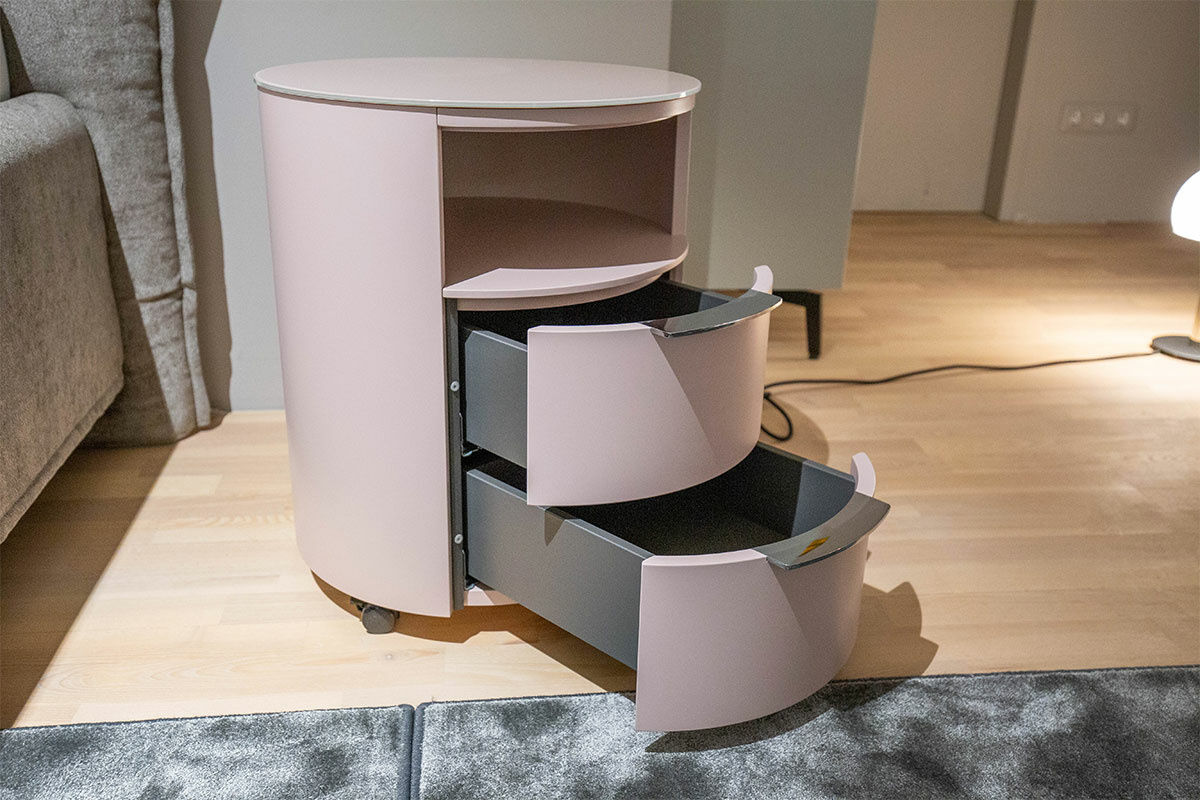 Schönbuch - Rundkommode Conga Altrosa Lackiert - 5