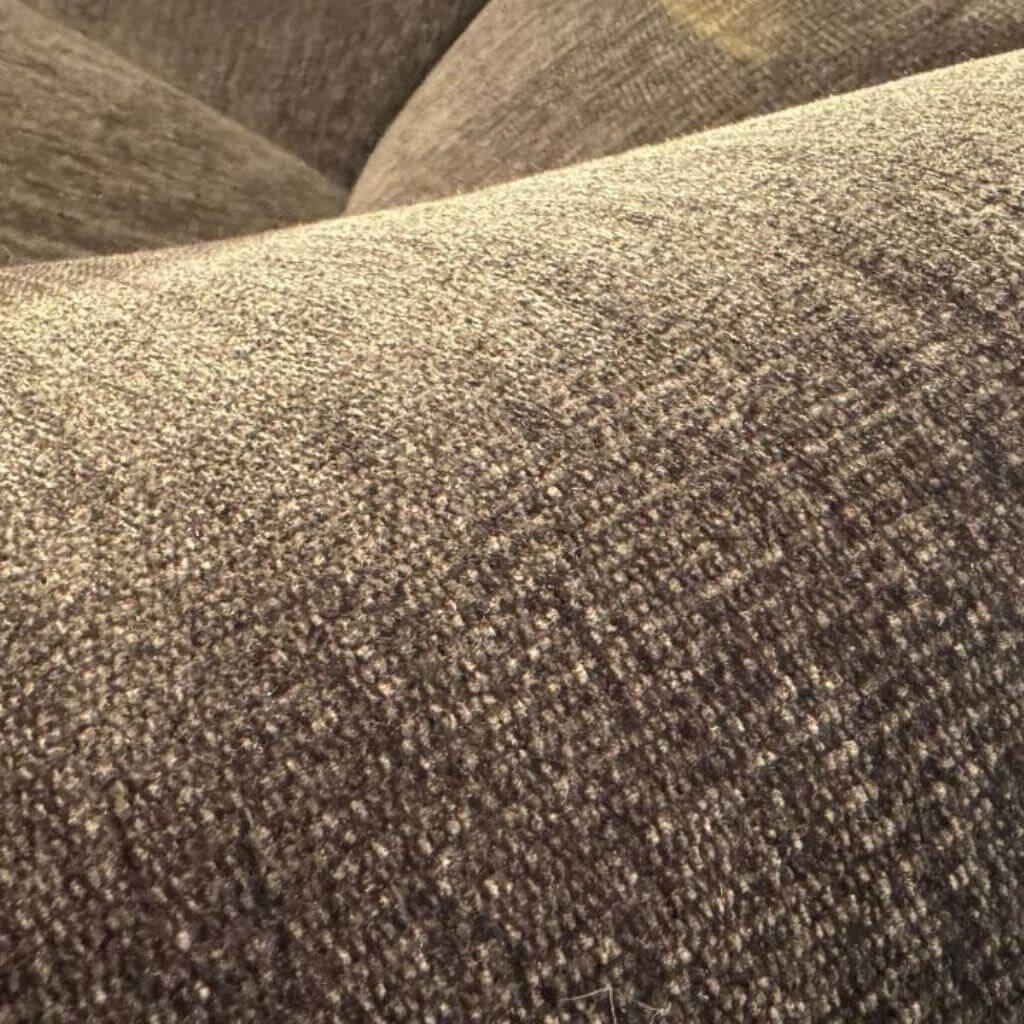 Edra - Sofa Grande Soffice Stoff Imperial T 8566-00 Grau Inkl. Hocker - 2