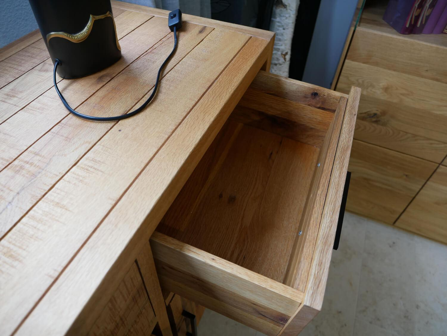 Sven-Form - Kommode Styles United Crawford Zerreiche Massiv Natur Geölt - 4