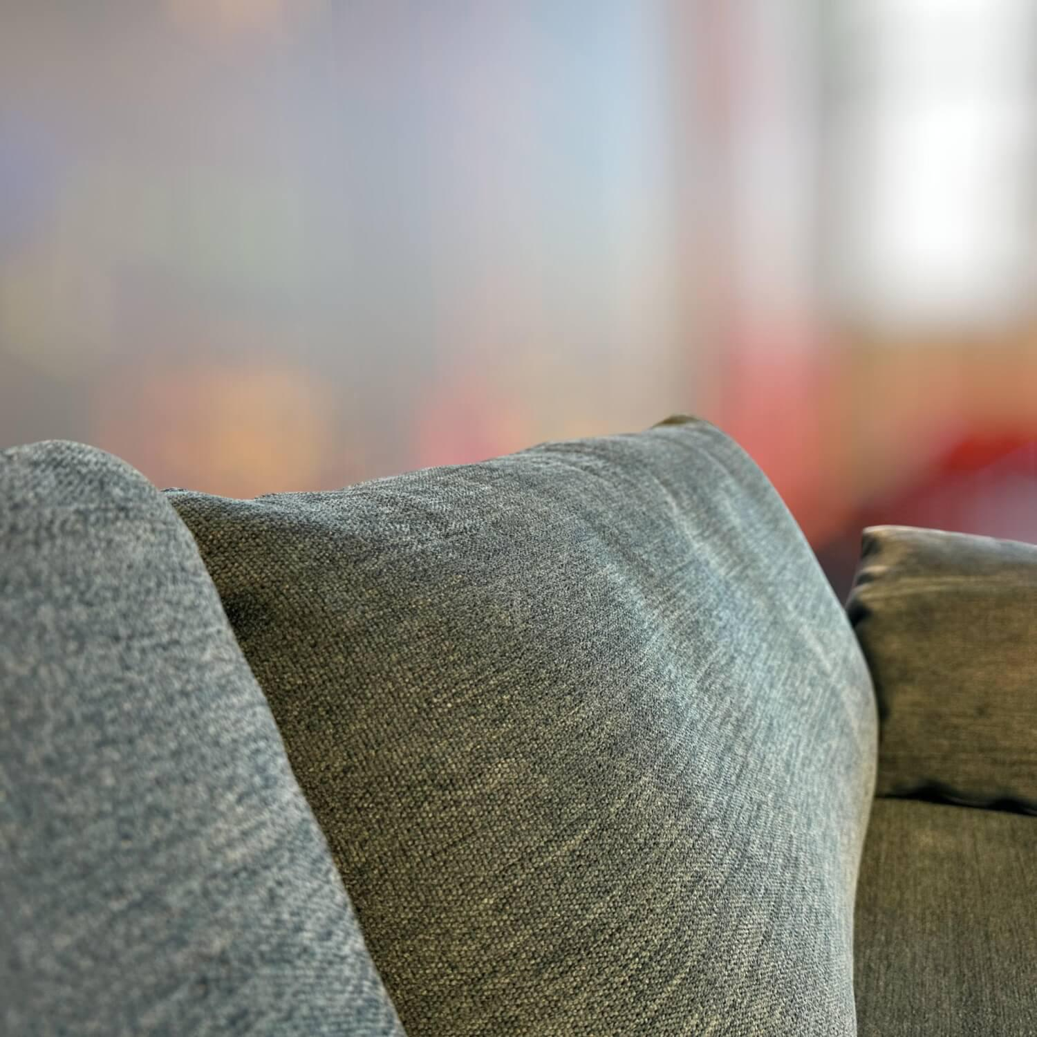 Bielefelder Werkstätten - Sofa Spirit Stoff Sienna BW1717-151 Grau Blau Gestell Metall Schwarz - 4