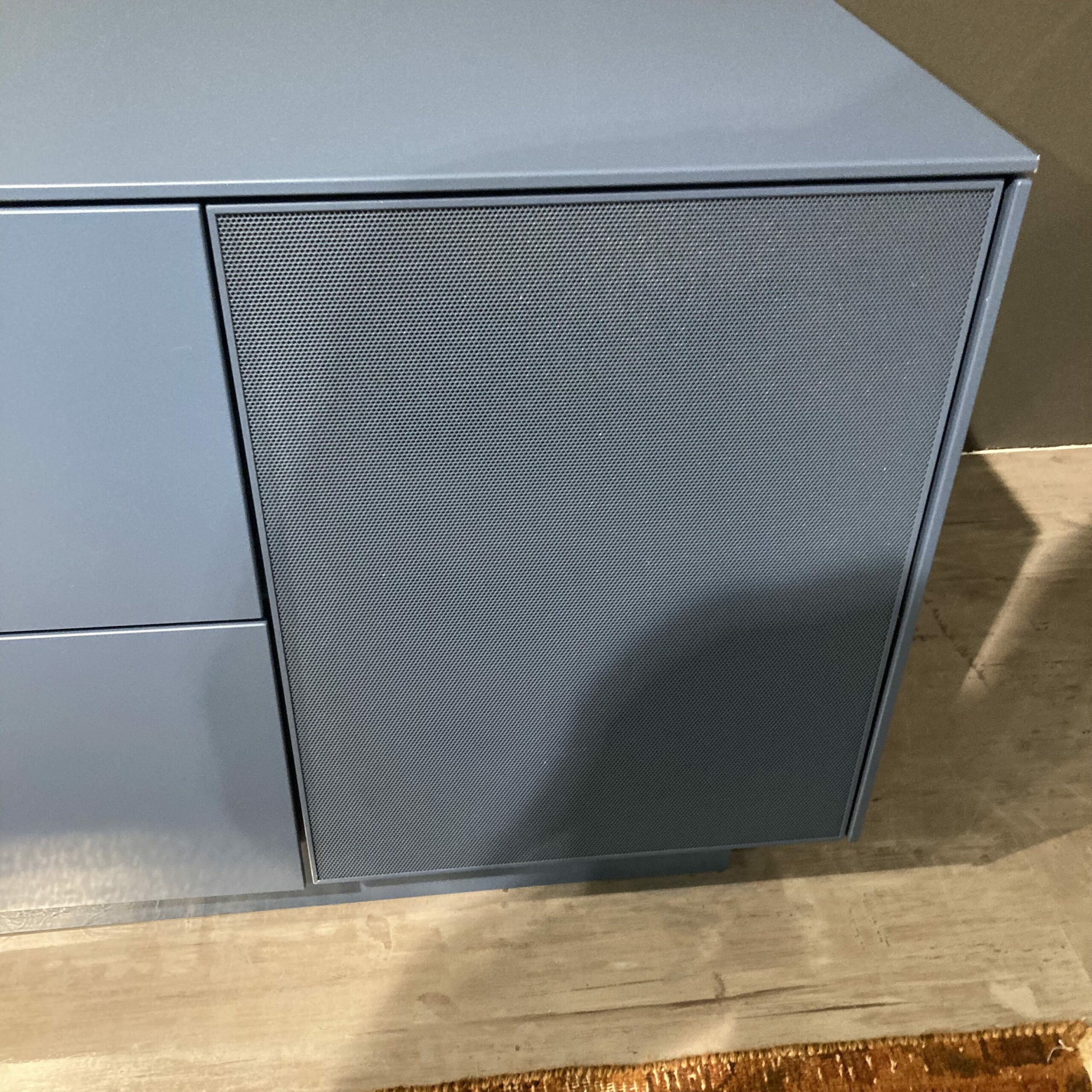 Kettnaker - Anbauwand Soma 1444 Lack Stahlblau Inklusive Integrierte Drehsäule  - 2