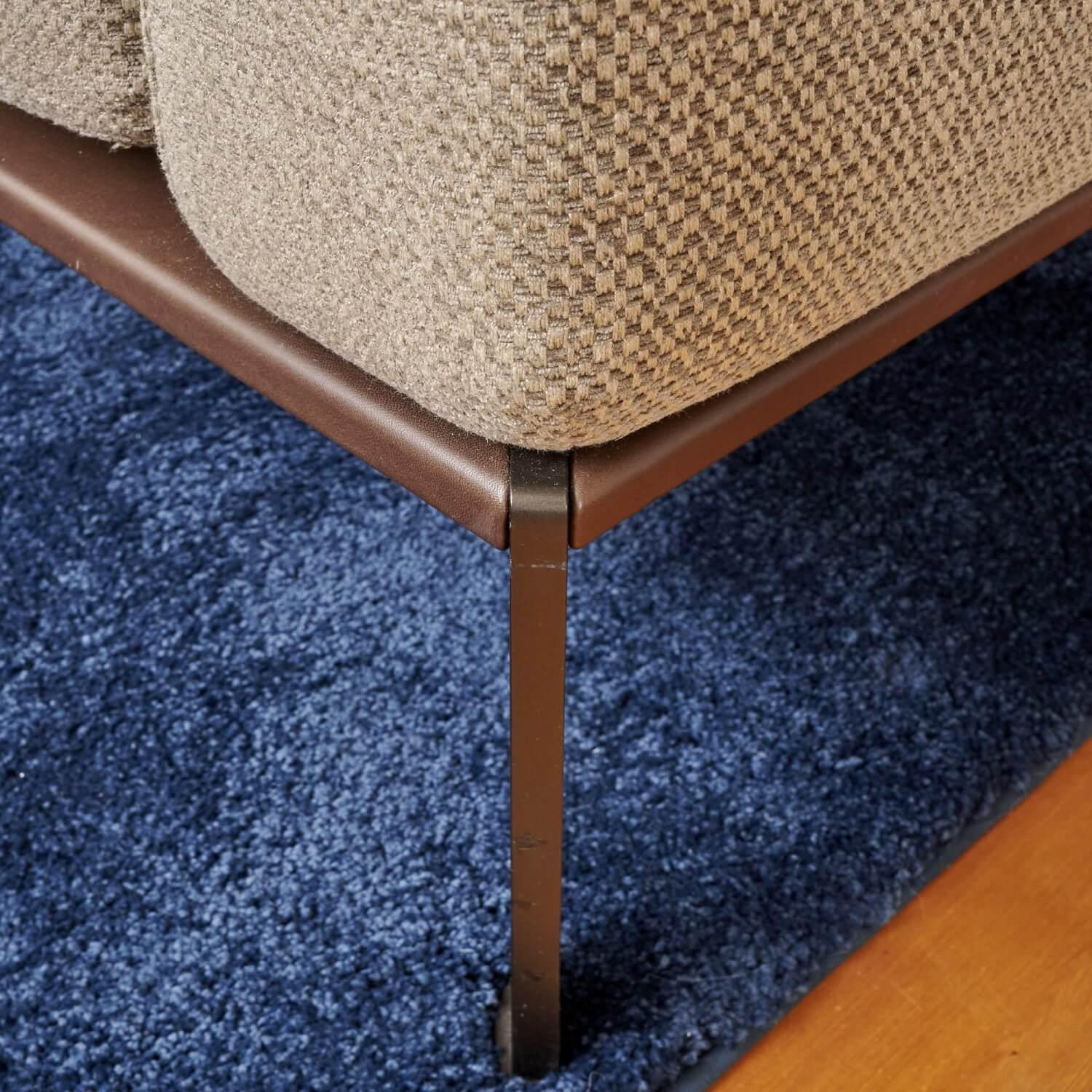 Bielefelder Werkstätten - Sofa Spirit Stoff Emira BW 1732 272 Beige Gestell Metall Bronze Matt Inklusive Rückenverstellung - 15