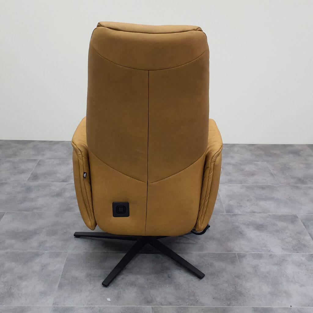 Hülsta - Relaxsessel 8756 26 W44 3-Motorisch Herz-Waage Leder 27 Leonessa Ananas Gelb Gestell Sternfuß Metall Pulverbeschichtet Bronze - 3