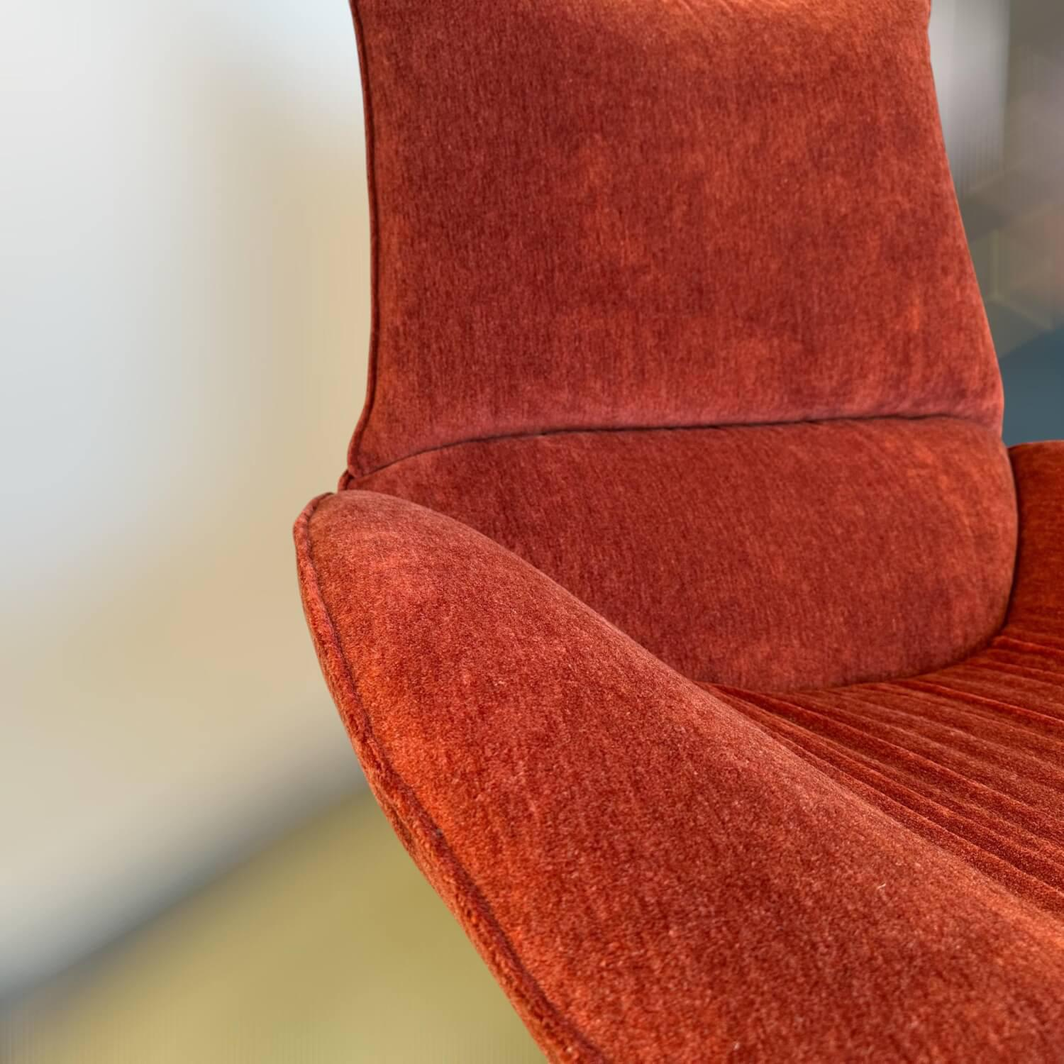 IP Design - Funktionssessel Allrounder Stoff Savoy BW1792-262 Mit Rot Sternfuß Schwarz Matt Mit Dreh- und Neigefunktion - 3