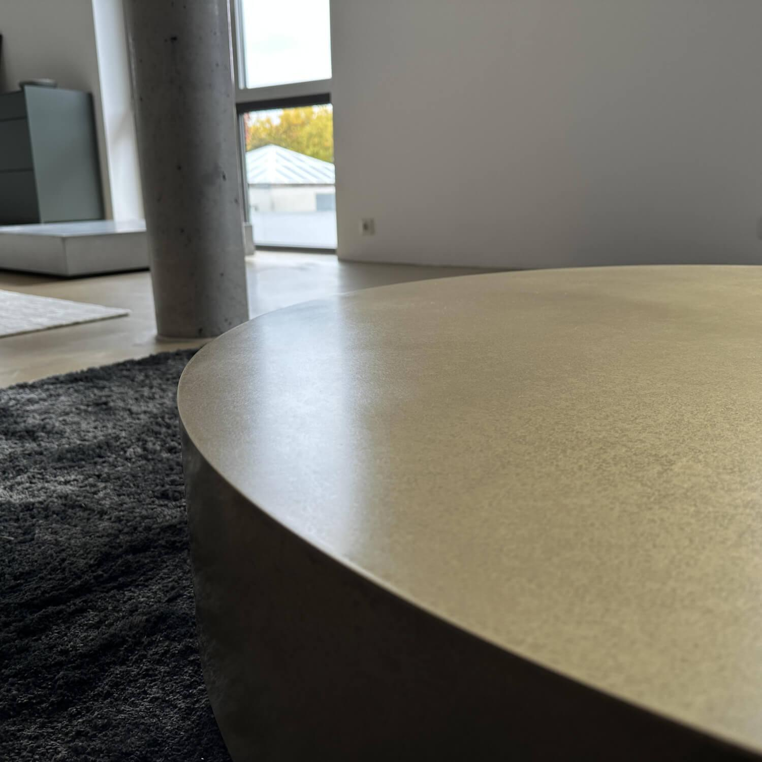 Baxter - Beistelltisch Loren Klein Platte Antikiertes Messing Basis Brünierter Messing - 3