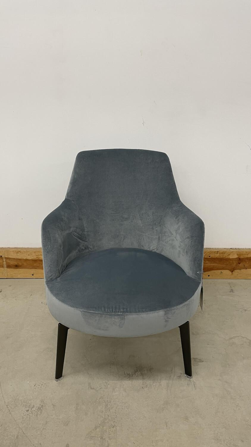 Flexform - Sessel Hera Bezug Eldorado 1569k Gestell Metall Brüniert - 4