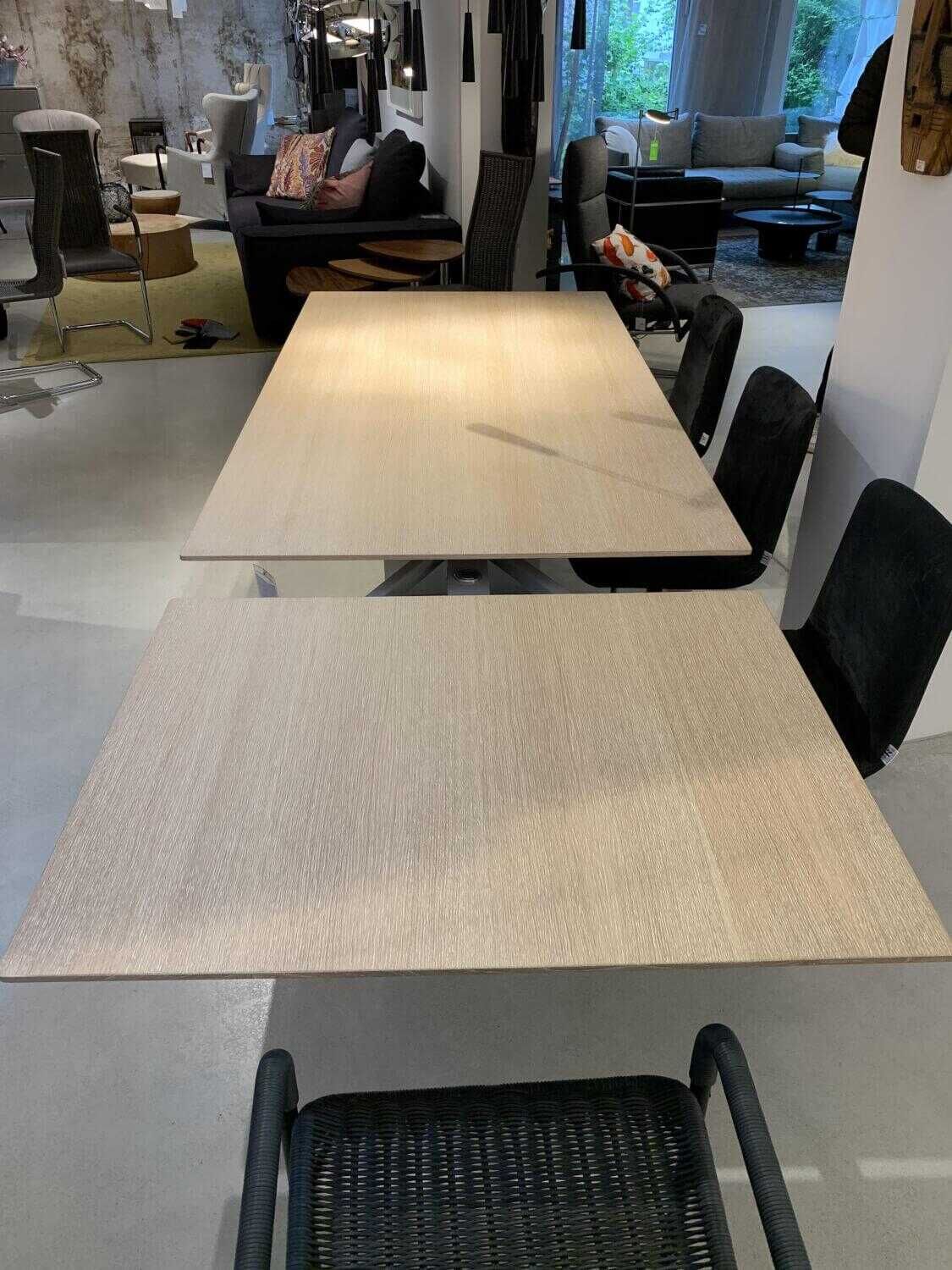 Draenert - Esstisch 1280-II Atlas Massivholz Eiche Weiß Pigmentiert Gewachst Ausklappbar - 4