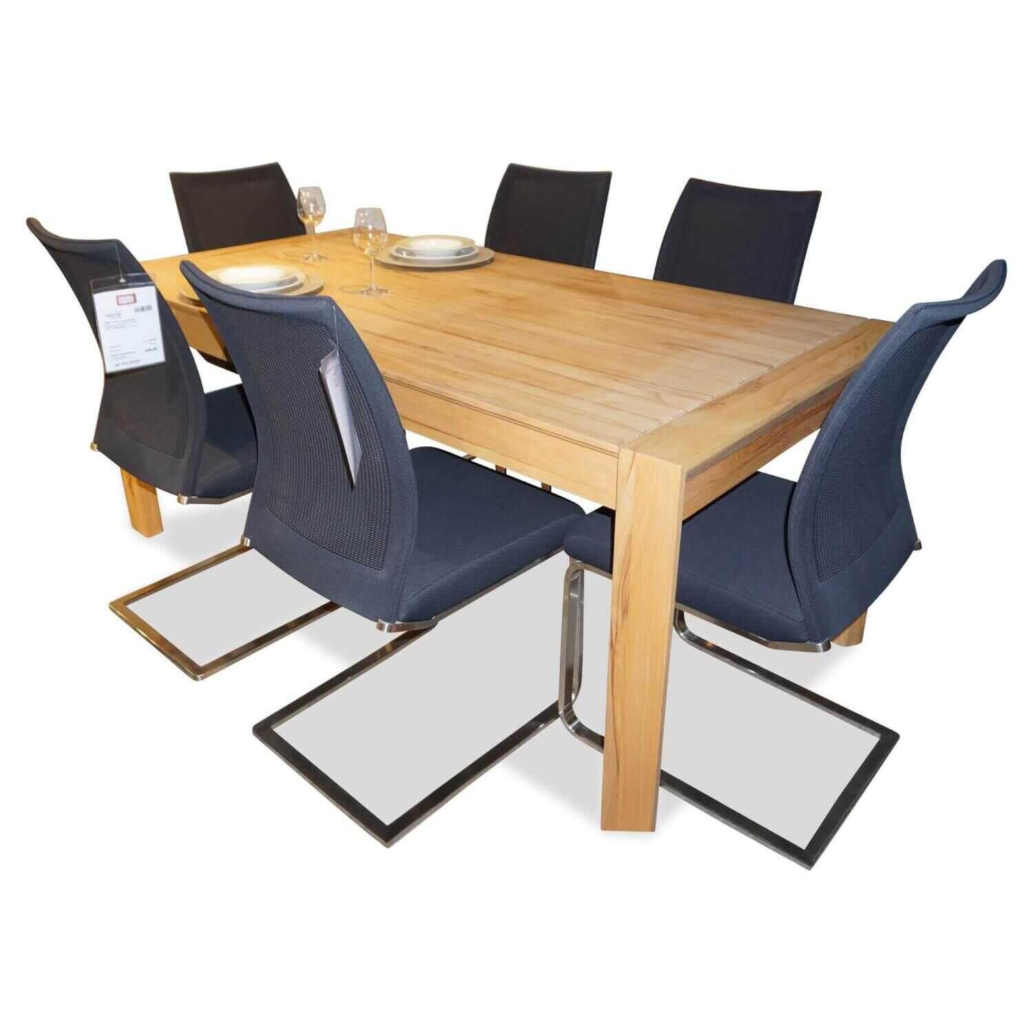 Wie Viel Platz Für Stühle Am Esstisch Decker Essgruppe Montare 6 101-06-71707 | MÖBELFIRST.DE!