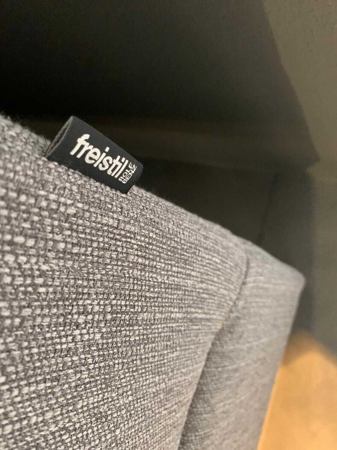 freistil Rolf Benz - Ecksofa Freistil 141 Stoff 1026 Grau mit Kopfstütze und Kissen - 5