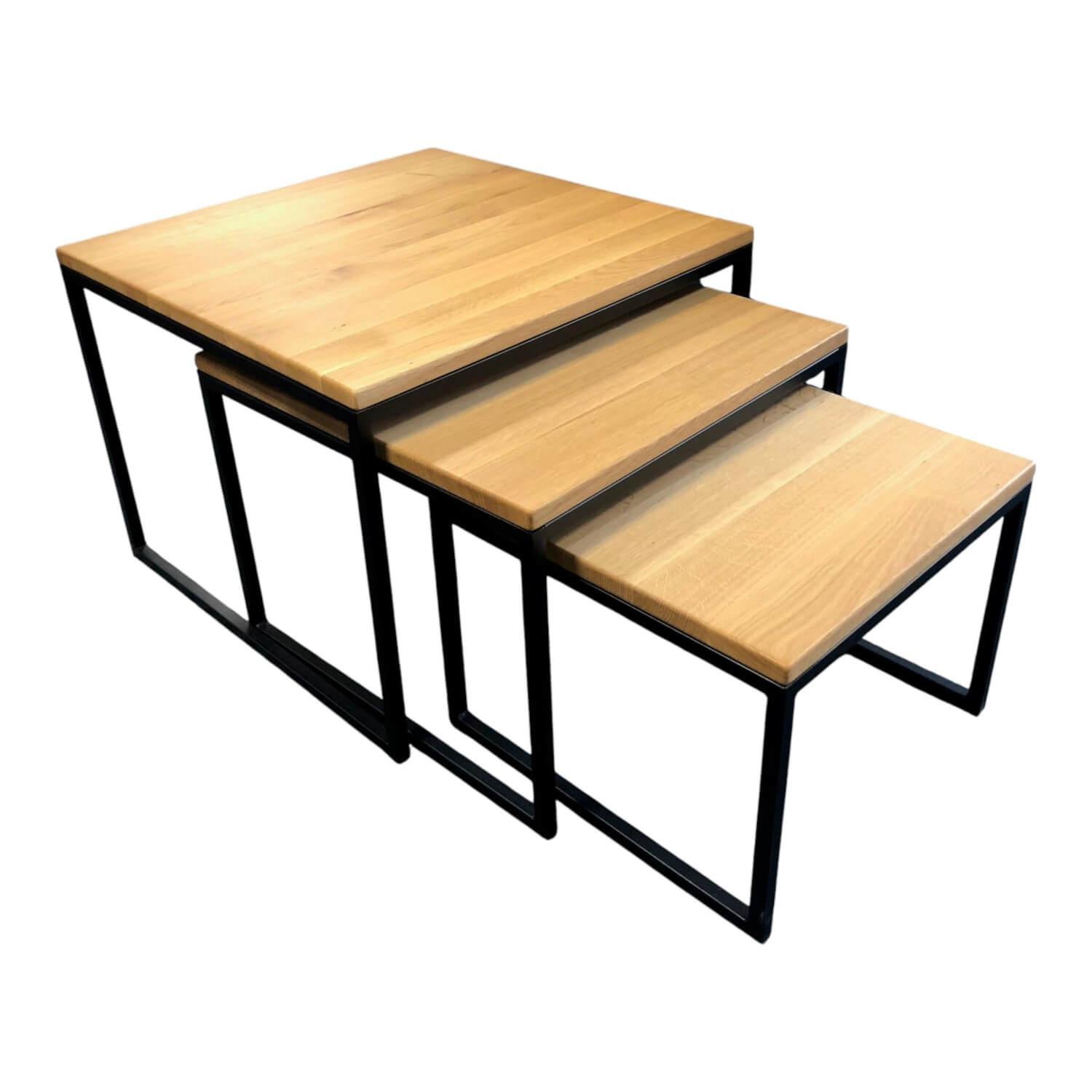 Henke - 3-Satz-Tisch EC-LS Asteiche Massiv - 1