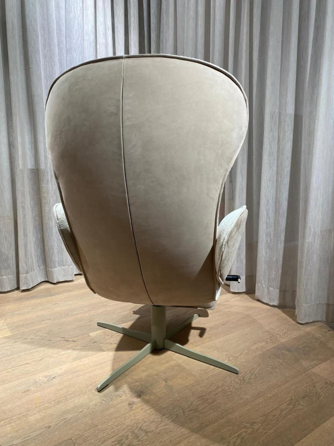 Jori - Relaxsessel Daydreamer Medi Stoff F2a Leder Nubuck Cream Grau Beige Mono-Move - 2