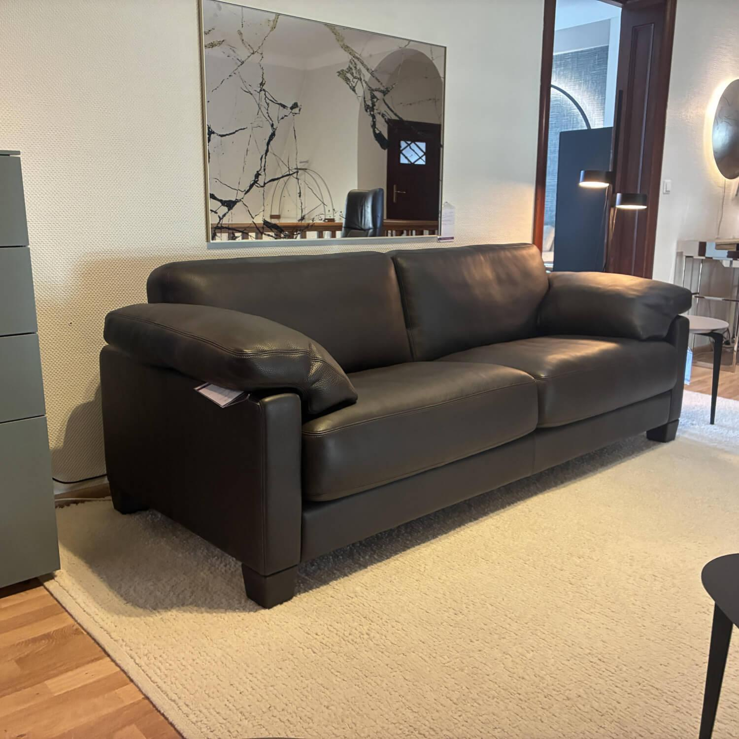 De Sede - Sofa DS-17/103 Leder 14 Club 77 Cigarro Braun - 3