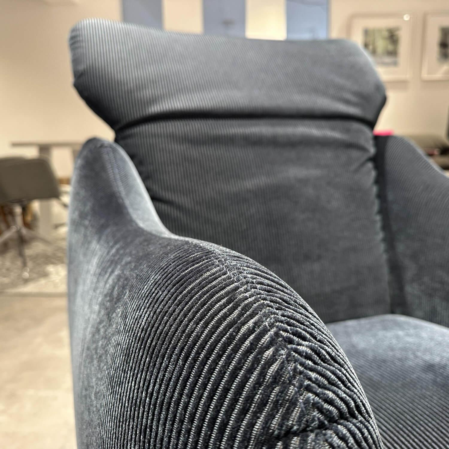 Brühl - Sessel Bongo Bay Stoff 4490 0069 Blau Neigungsverstellbar - 2