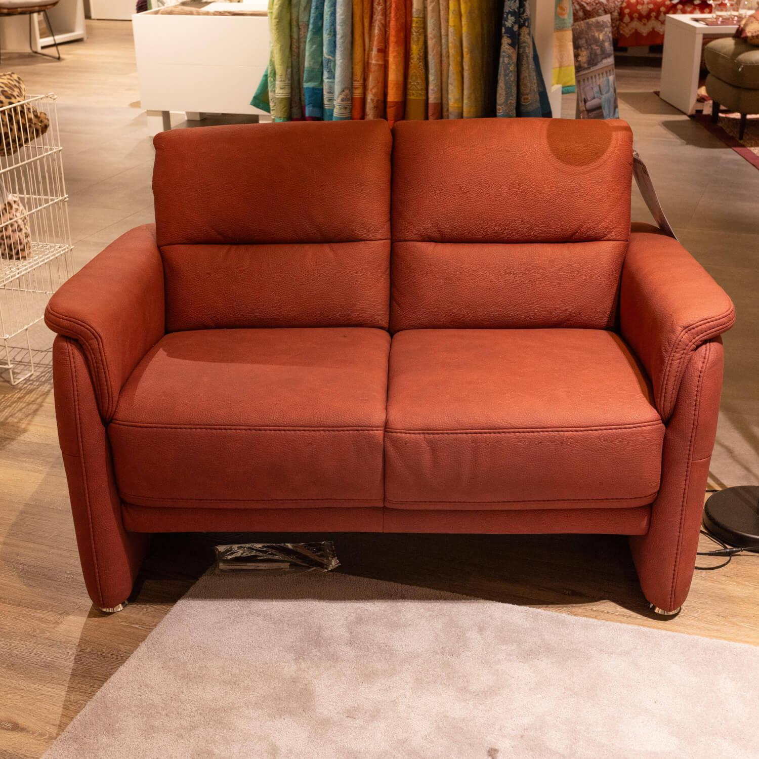 OrthoSedis - Polstergarnitur Stoff Ares Bordeaux Rot Fuß Aluminium Poliert Inklusive Kissen - 11