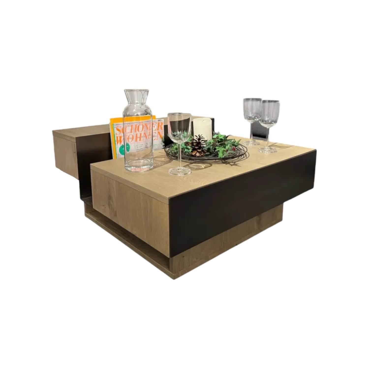 Voglauer - Couchtisch Vgalvino CT77 Alteiceh Rustiko Schwemmgrau Lackiert - 1