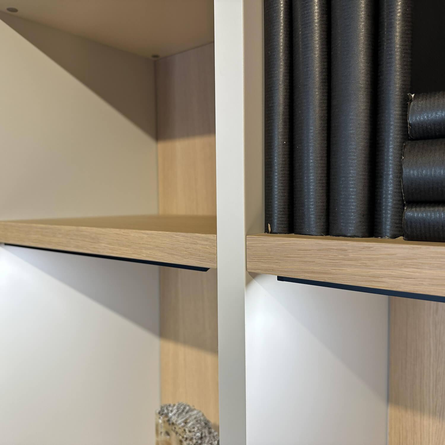 Morassutti - Bücherwand Lack Holz Weiß - 7