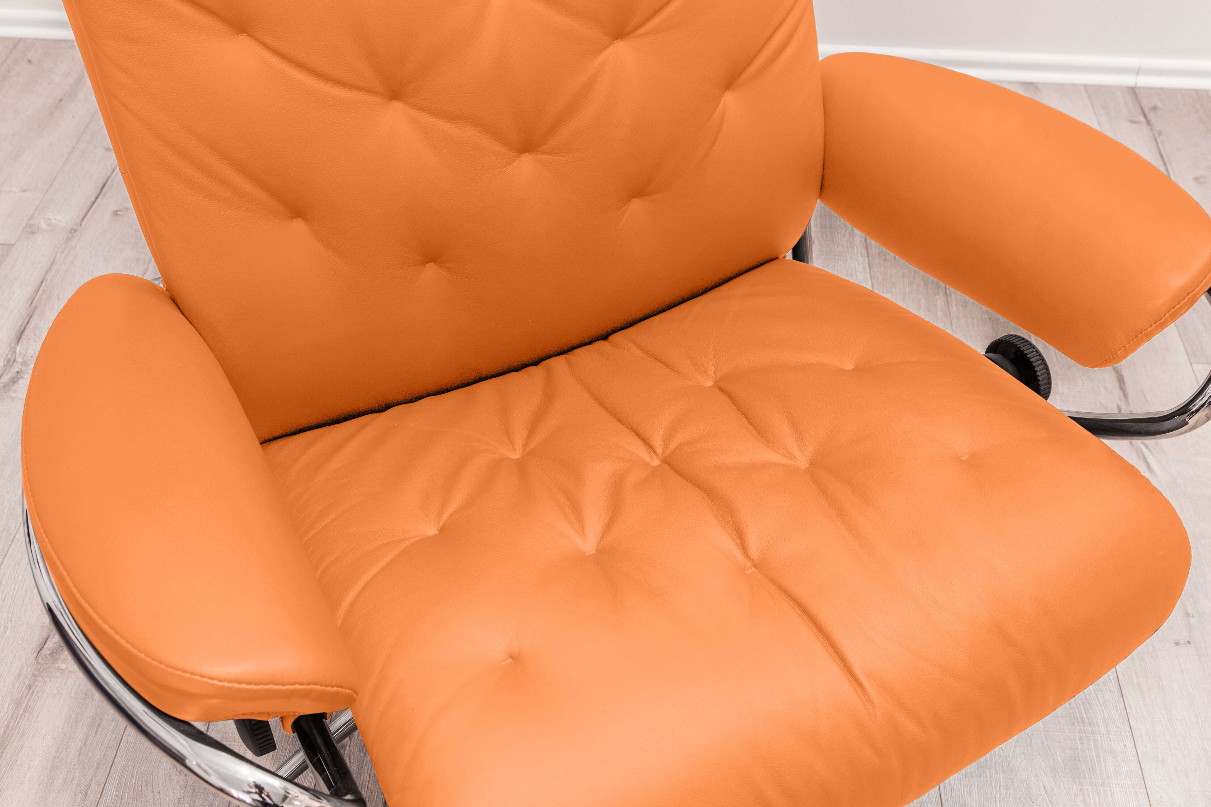 _MG_9259 Stressless - Sessel Metro Leder Paloma Orange Star Base Low Back - 4
