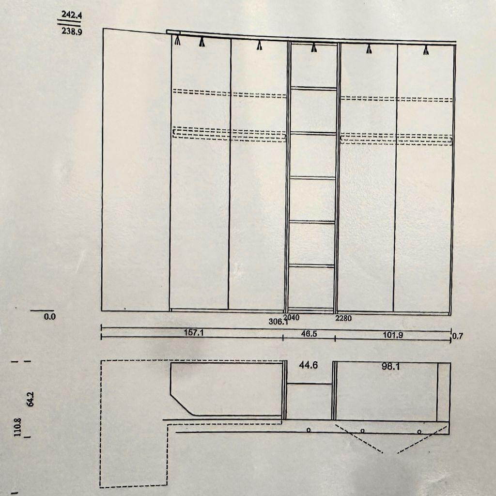 Loddenkemper - Kleiderschrank Maxx 200 Lack Weiß Matt Griffe Edelstahloptik Mit LED-Einbauspots - 10