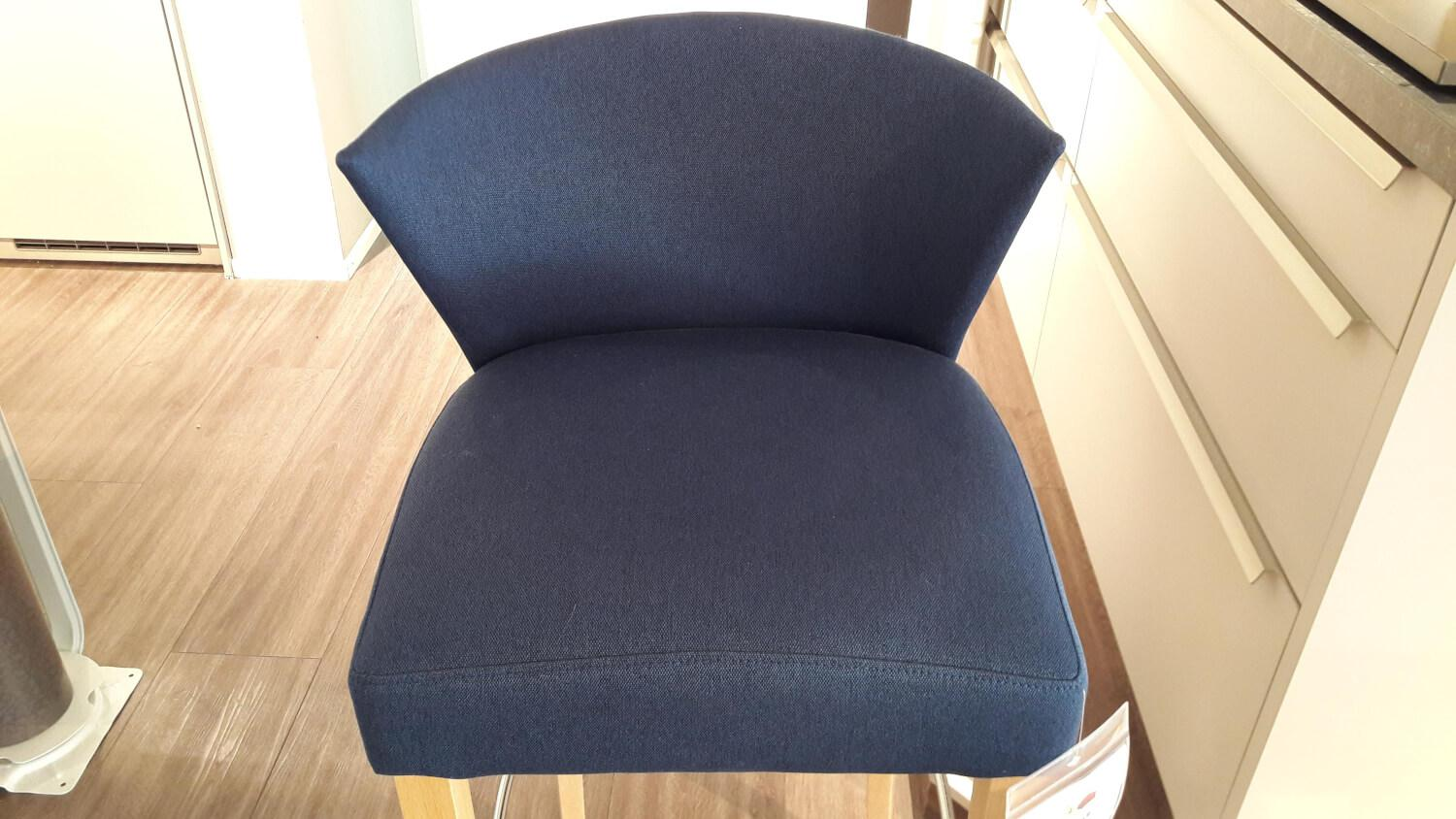 Mobitec - Clea Concept Stoff Rhythm Cl.2 Marine Blau Gestell Eiche E38 - 5