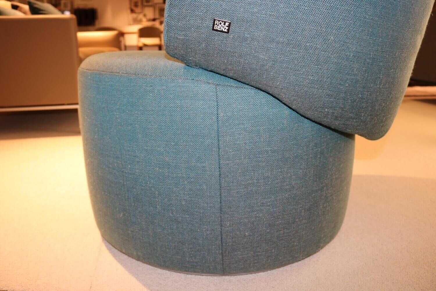 Rolf Benz - Sessel 684 Stoff Türkis - 3