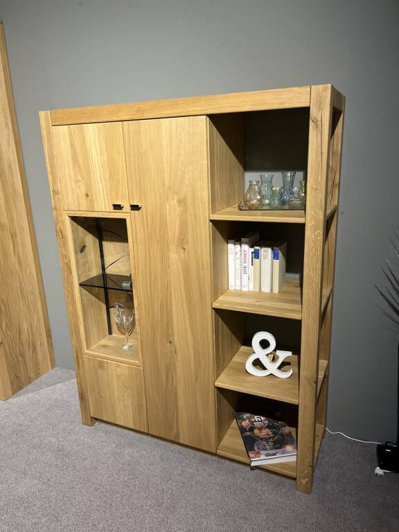 Wöstmann - Highboard WM 1830 Kerneiche Rückwand Hirnholz Akzent Inklusive Beleuchtung - 2