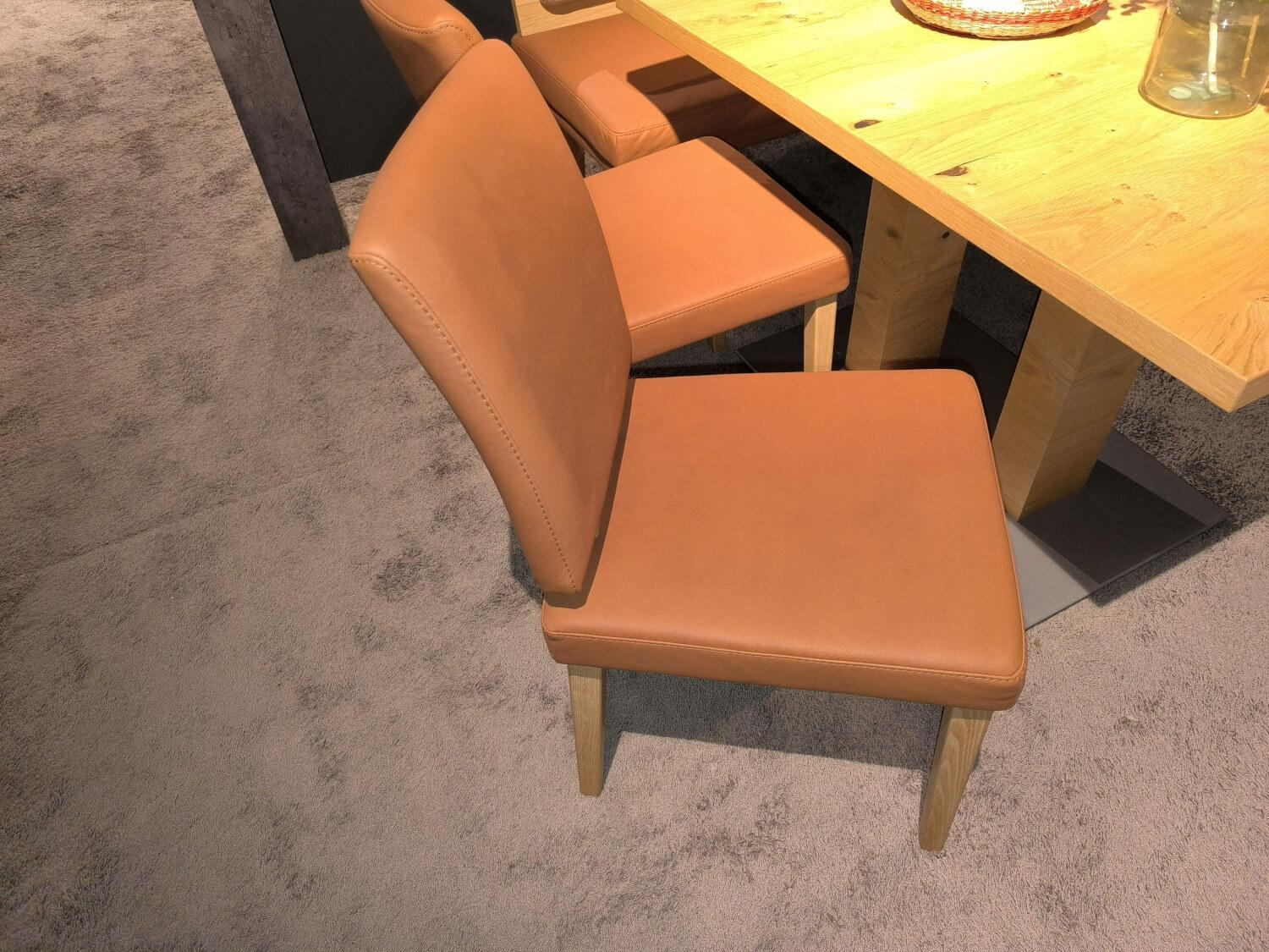 K+W - Eckbankgruppe Game IV Wildeiche Natur Furniert Lackiert Stoff 0985 72 Lightbrown 0925 72 Caramel Braun - 5